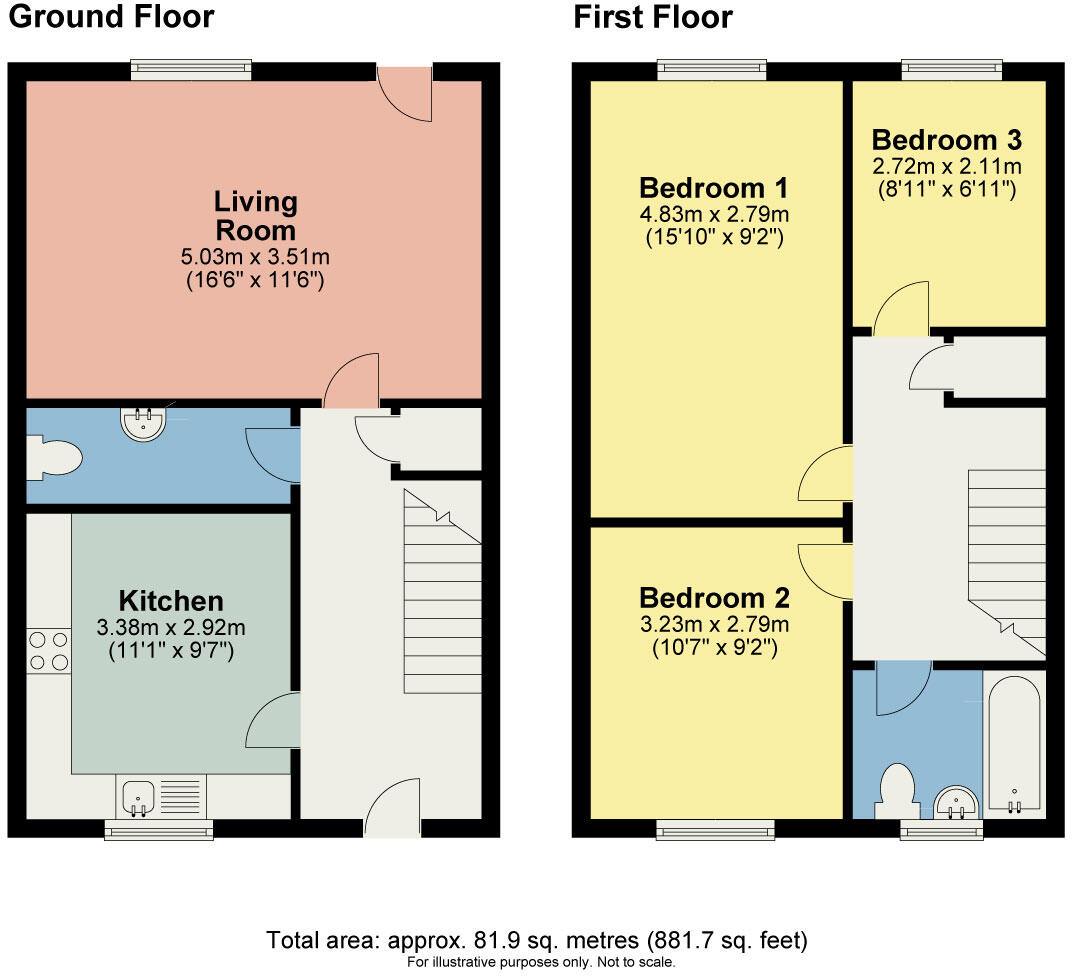 4 Old Mill Court, Main Street, Keswick, Cumbria, CA12 5PJ floorplan