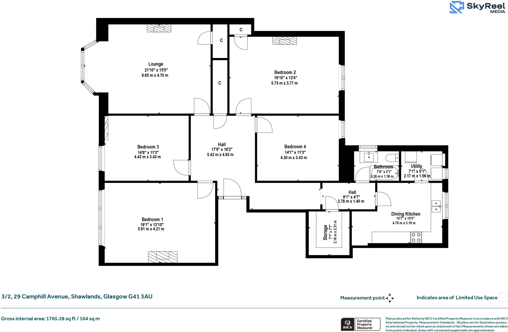 Camphill Avenue, Shawlands, Glasgow floorplan