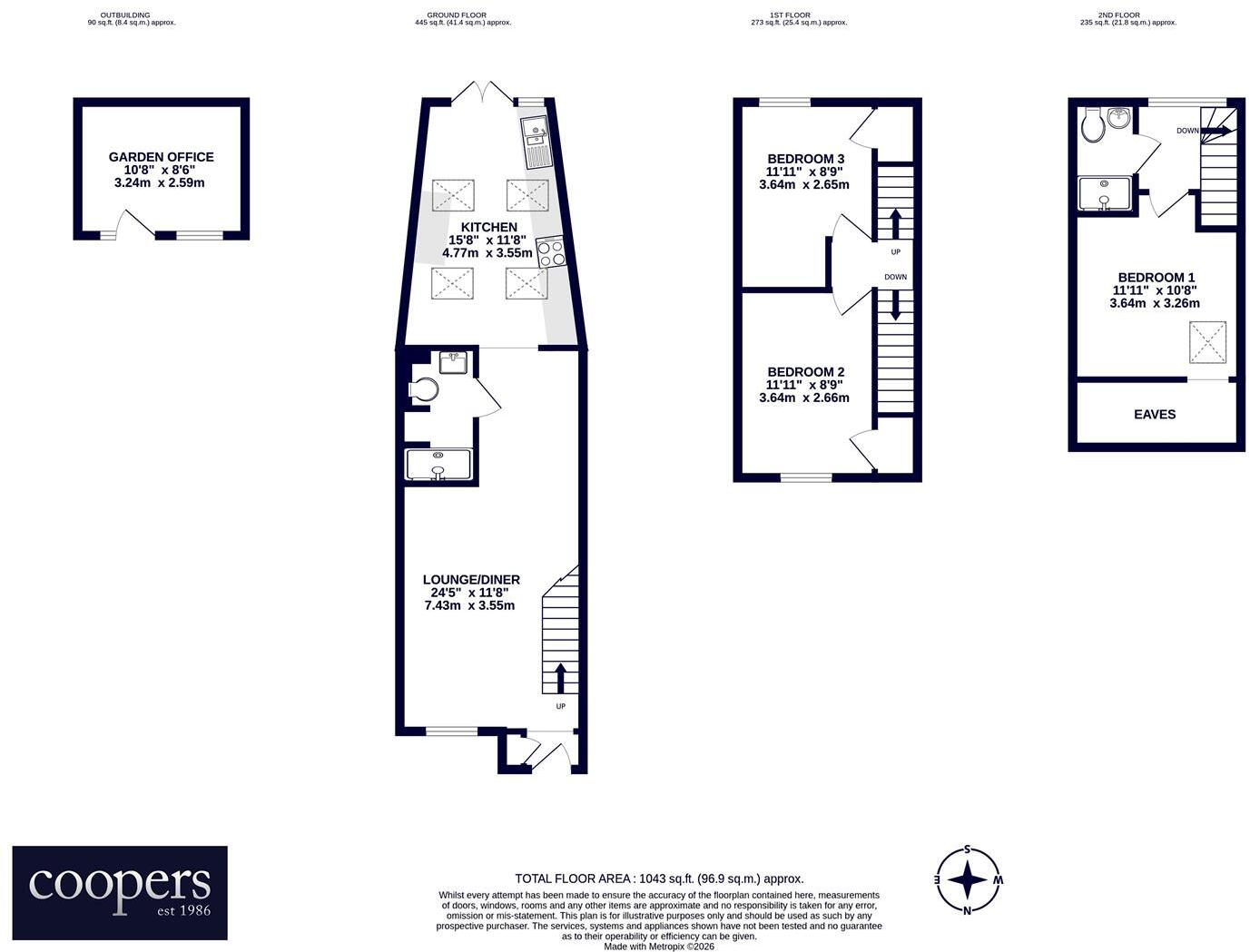 Culvert Lane, Uxbridge, UB8 floorplan