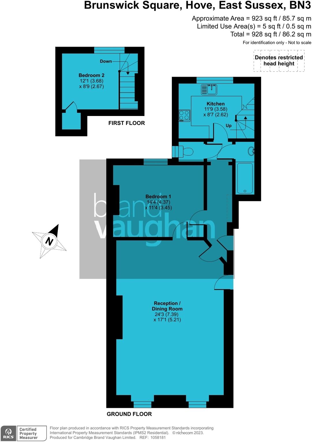 Brunswick Square, Hove, BN3 floorplan