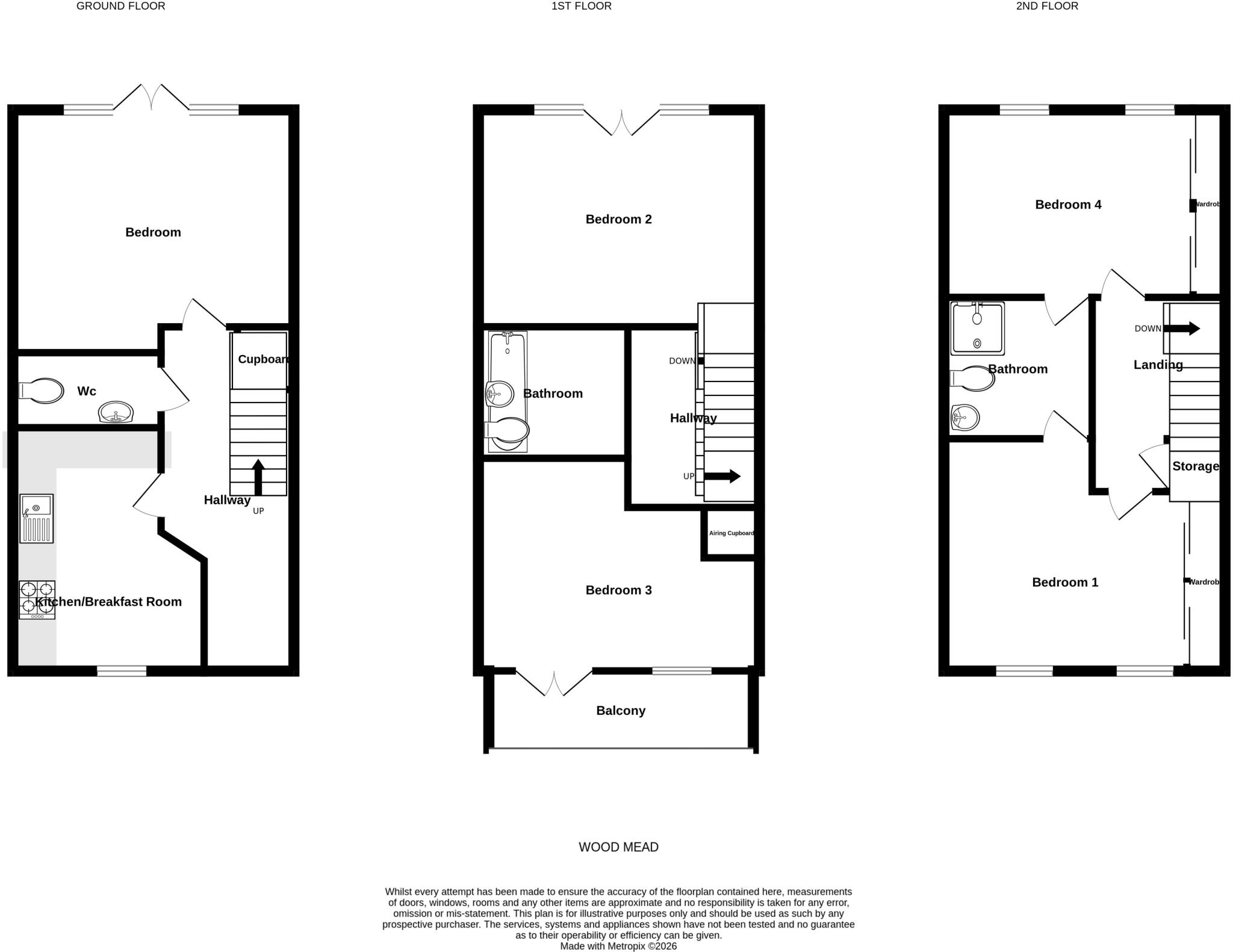 Wood Mead - Cheswick Village floorplan