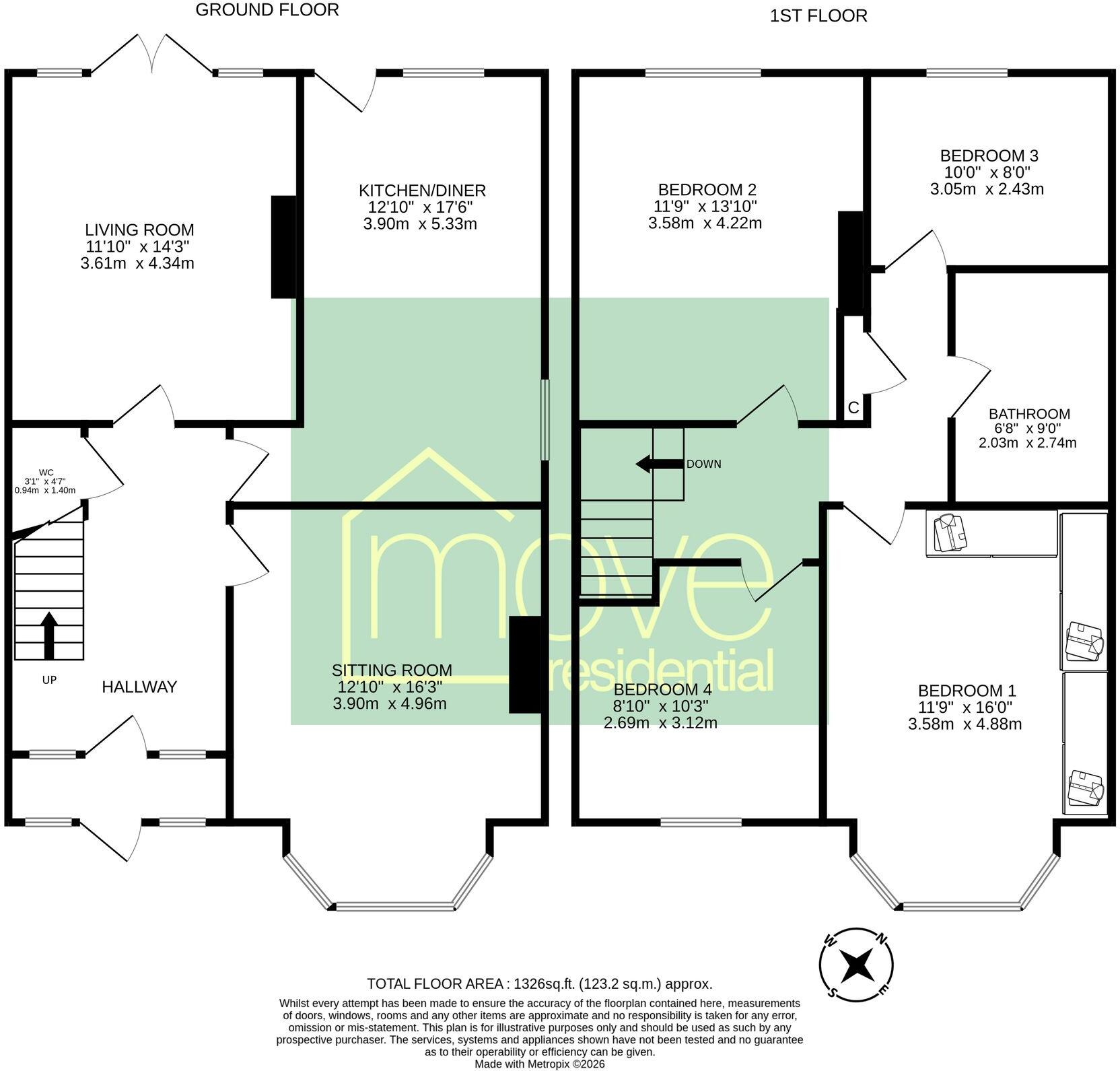 Christchurch Road, Prenton, CH43 floorplan