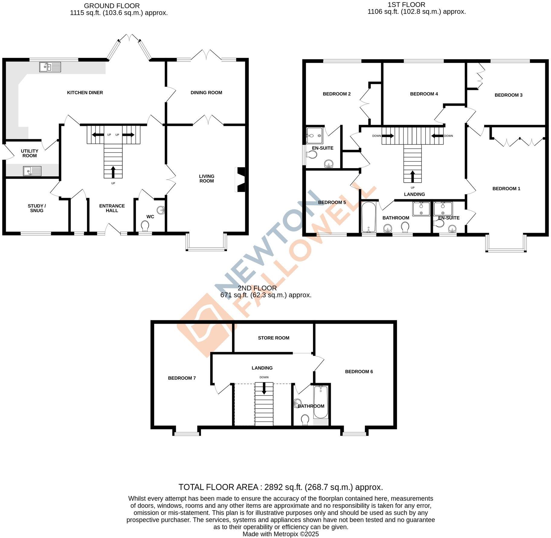 Arbroath Gardens, Orton Northgate, Peterborough, PE2 floorplan