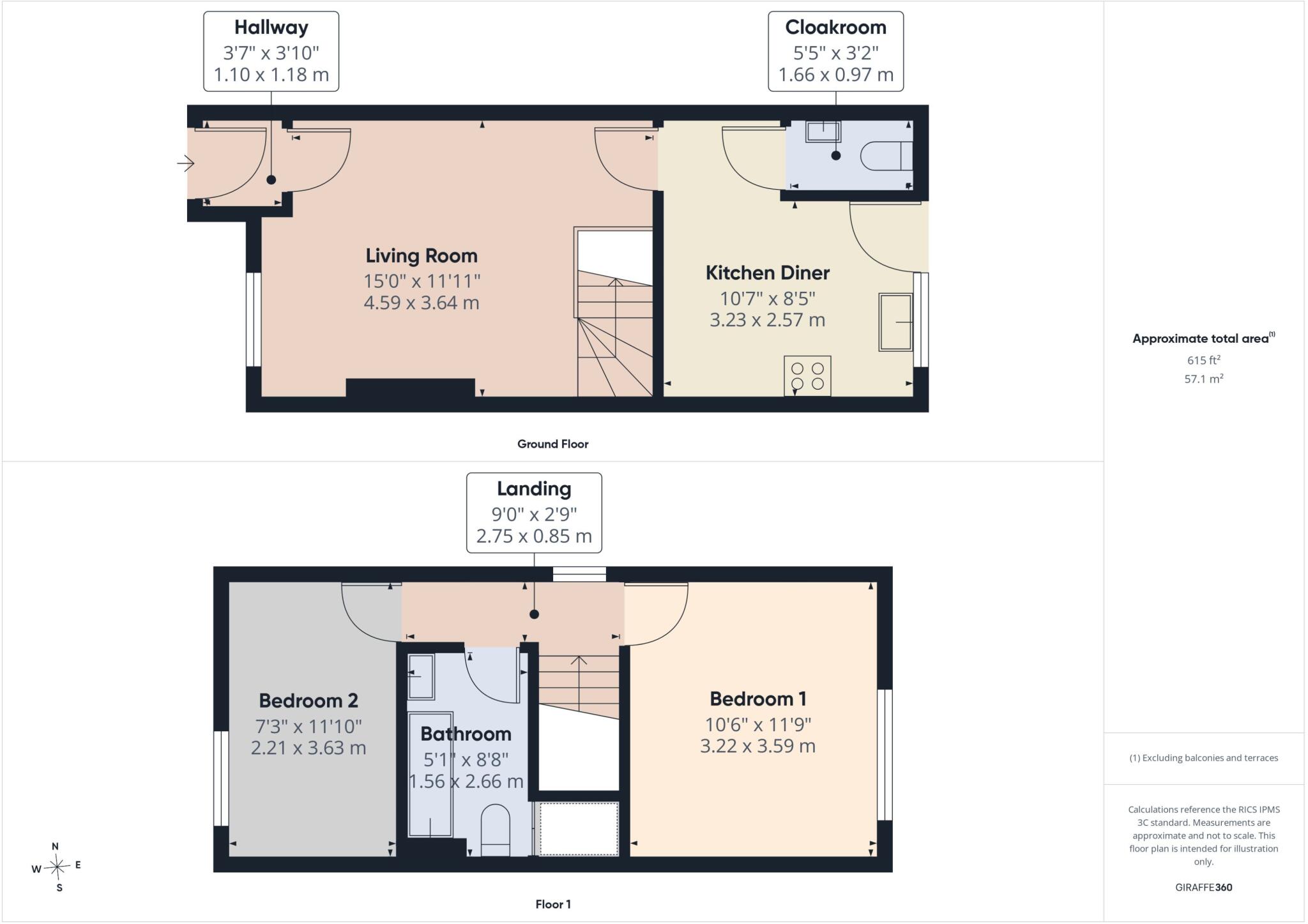 Hill Street, Barwell, LE9 floorplan