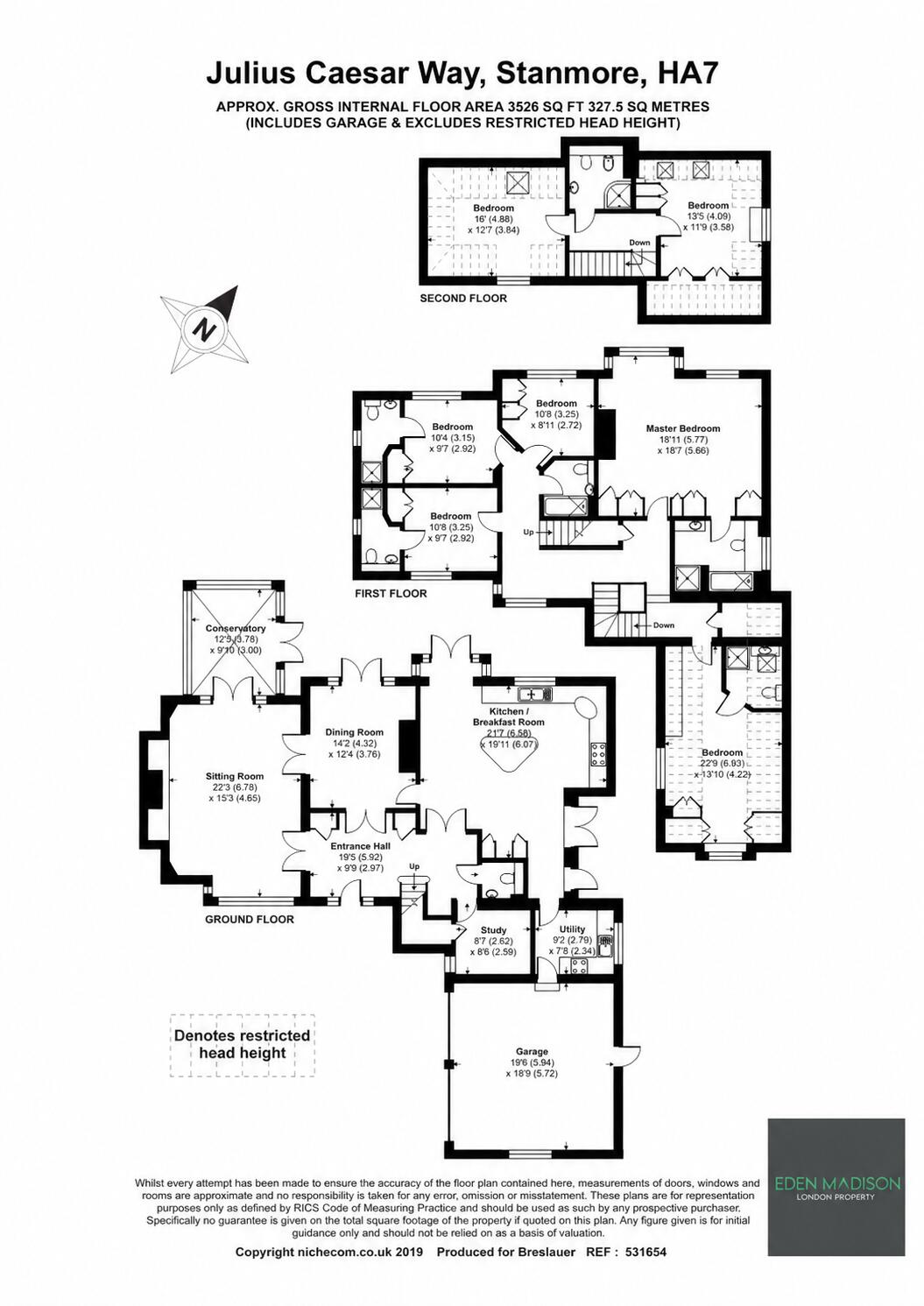 Julius Caesar Way, Stanmore floorplan