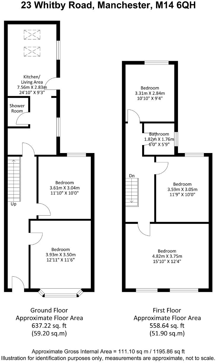 Whitby Road, Fallowfield, Manchester, M14 6QH floorplan