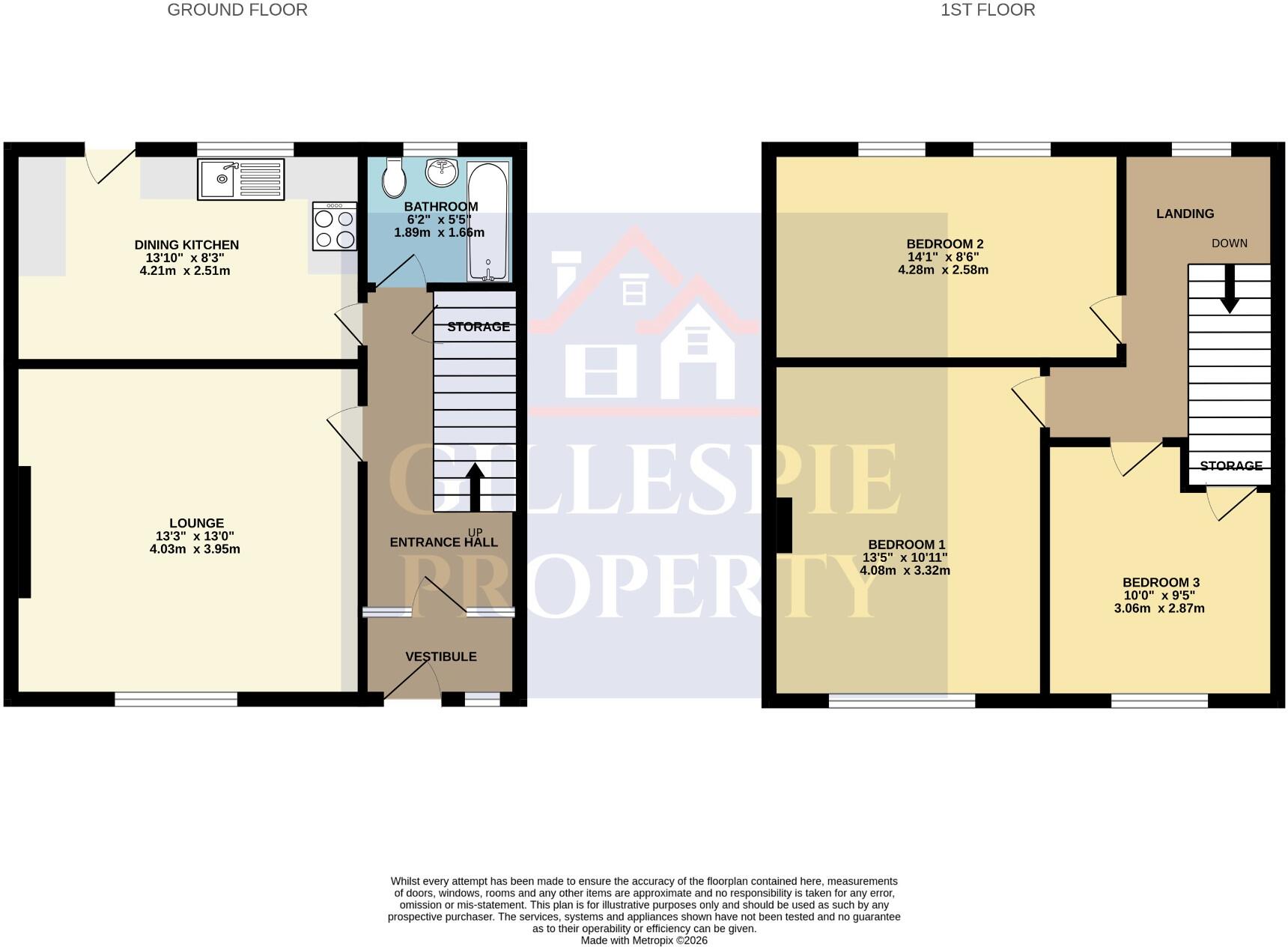 78 Chacefield Street, Bonnybridge, Stirlingshire, FK4 1PS floorplan