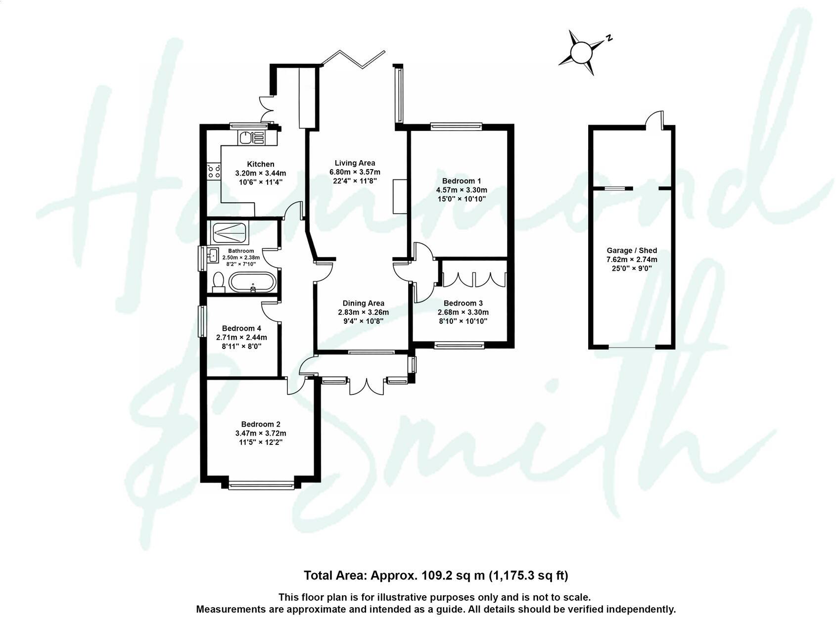 Weald Bridge Road, North Weald, CM16 floorplan