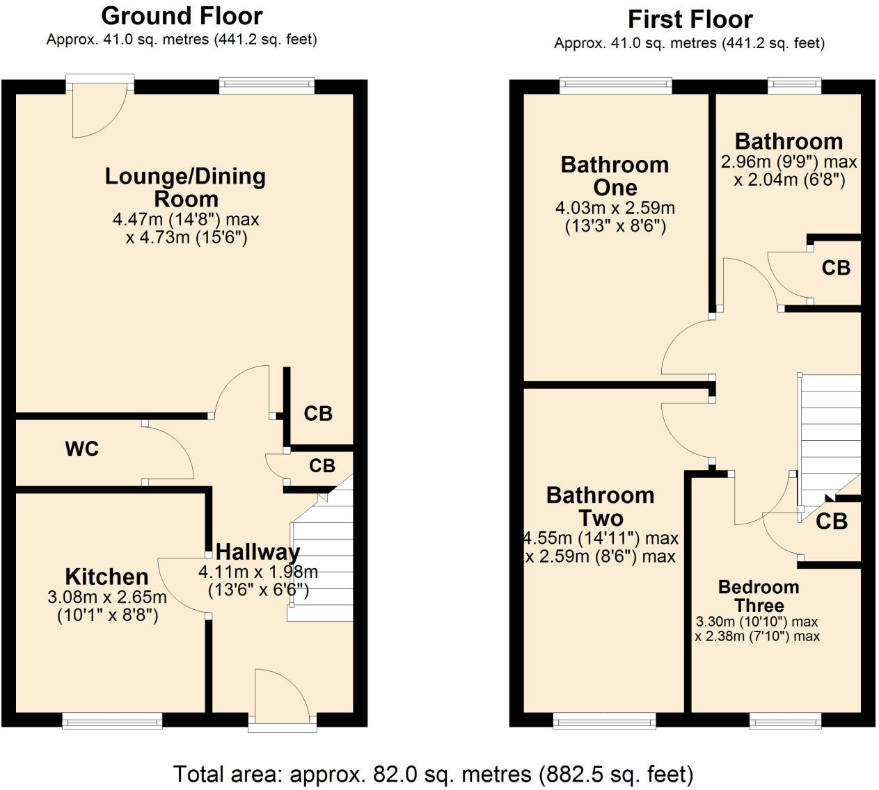Cinnamon Close, Walton Cardiff, Tewkesbury, GL20 floorplan