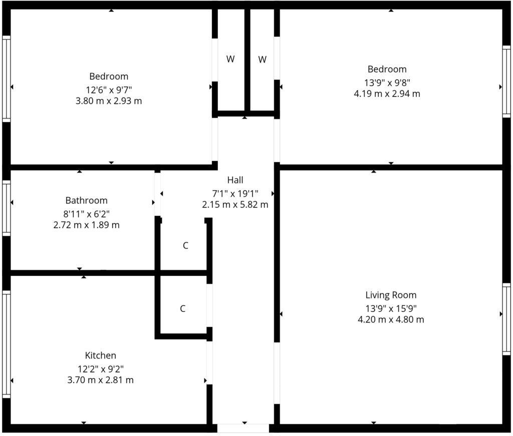 Falside Road, Paisley floorplan