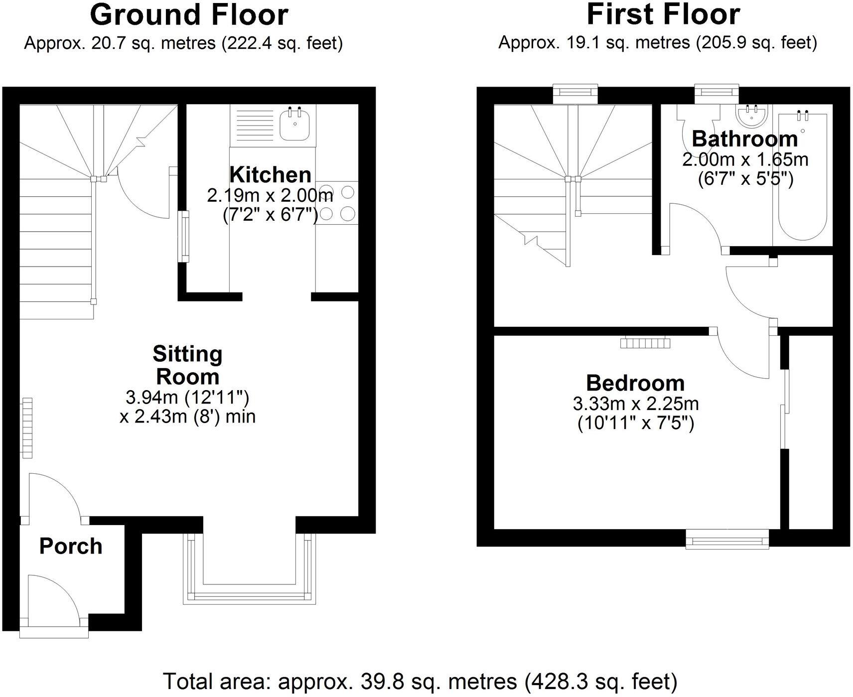 Blandford Alley, Highworth, SN6 floorplan