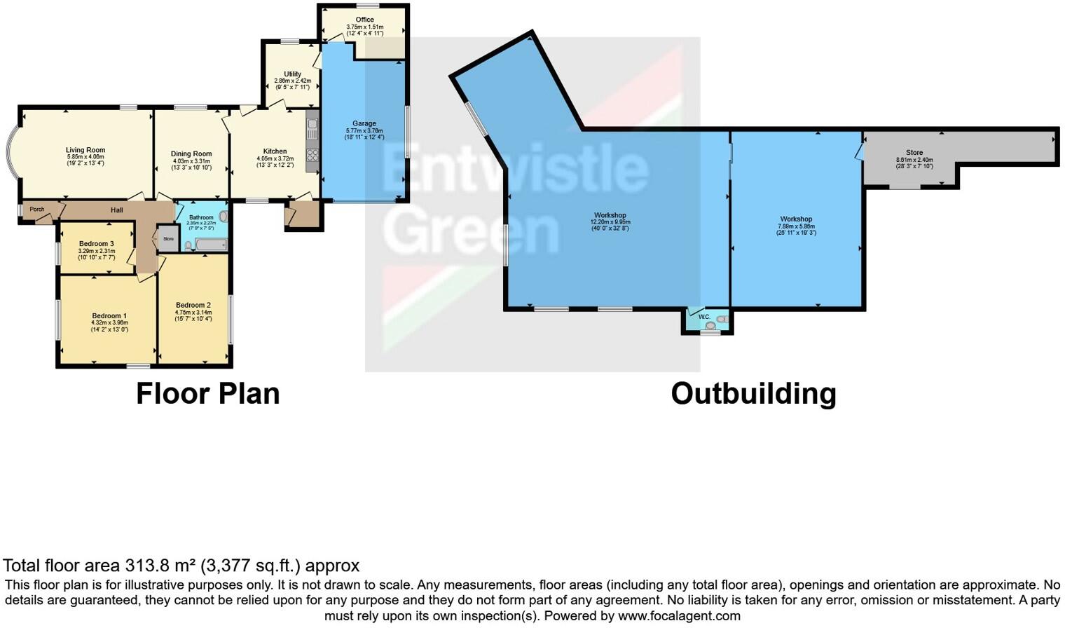 Darkinson Lane, Lea Town, Preston, Lancashire, PR4 floorplan