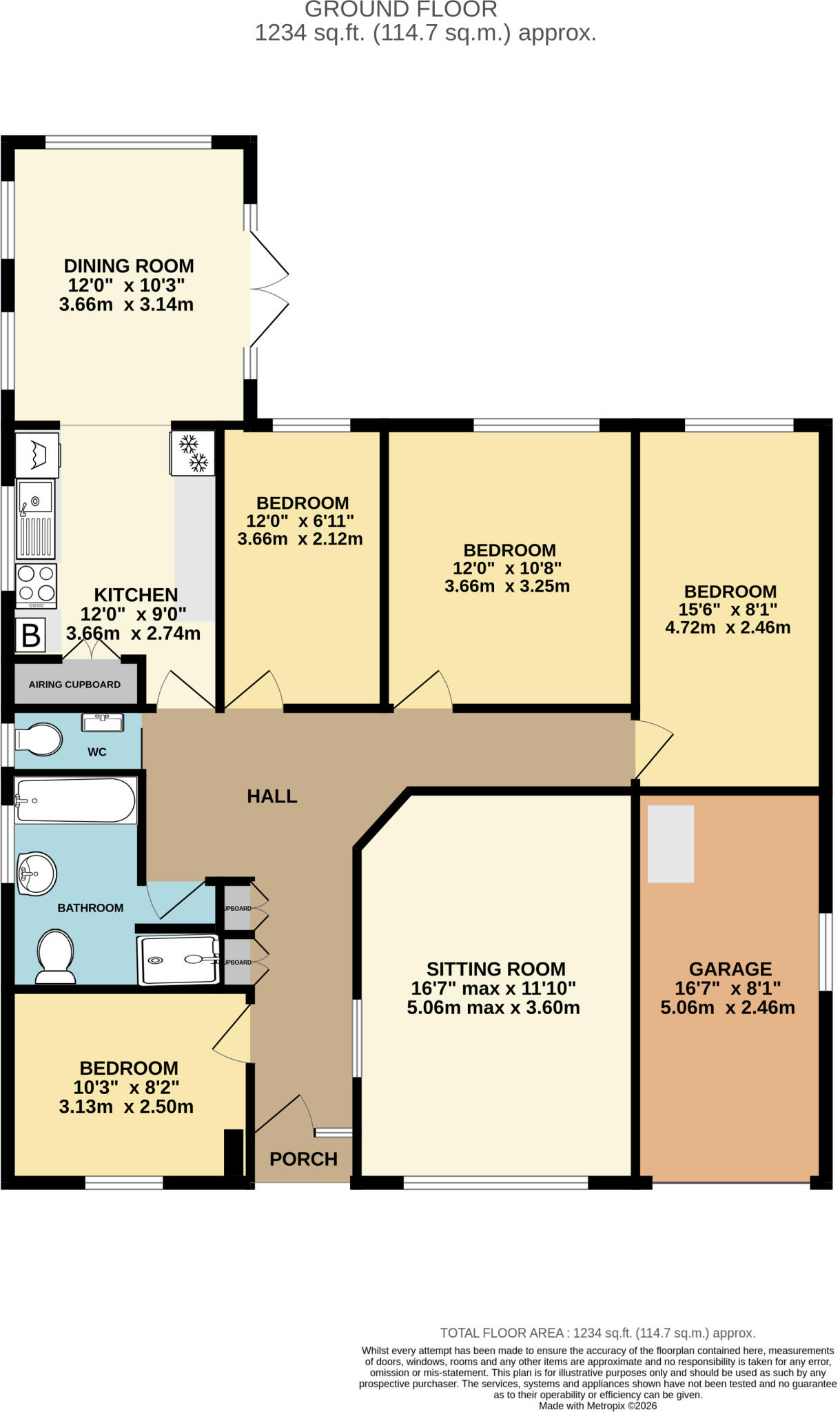 Fisher Road, Fakenham, Norfolk floorplan