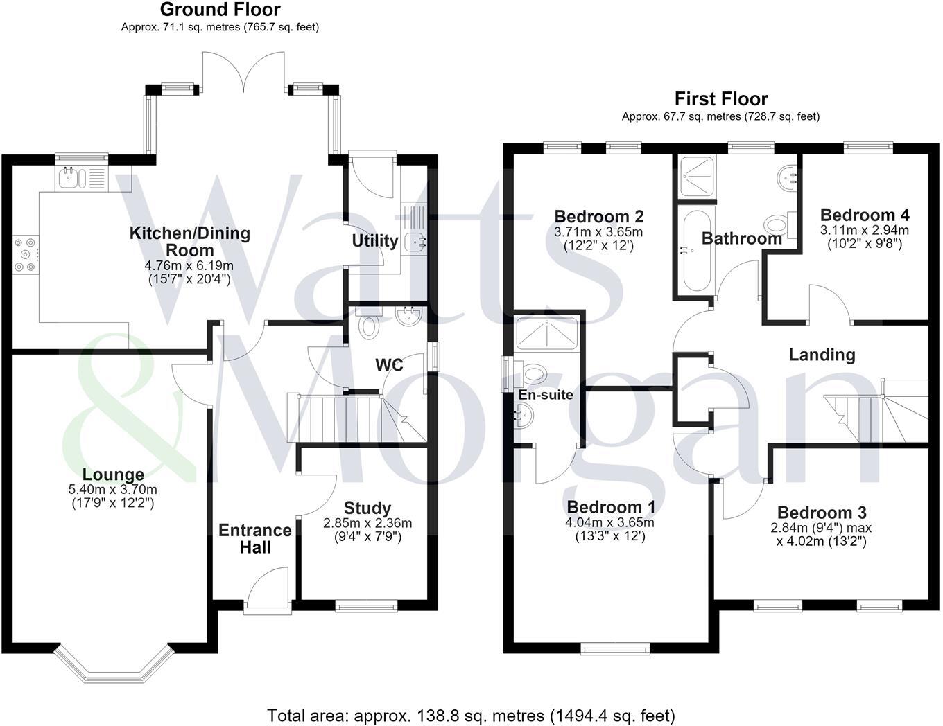 Timbers Green, Llangan, Bridgend floorplan