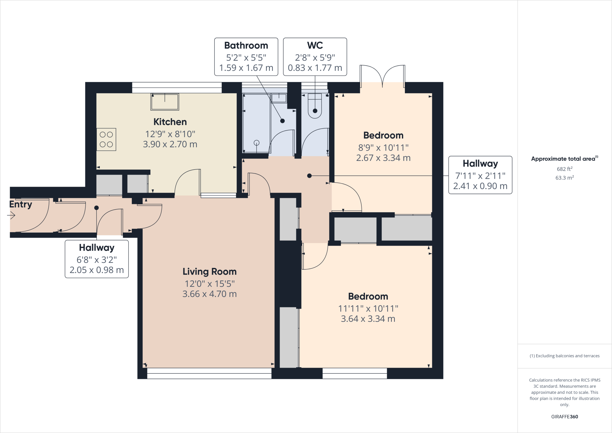 Erica Walk, Colchester floorplan