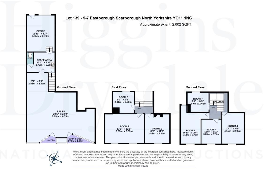 5-7 Eastborough, Scarborough, North Yorkshire, YO11 1NG floorplan