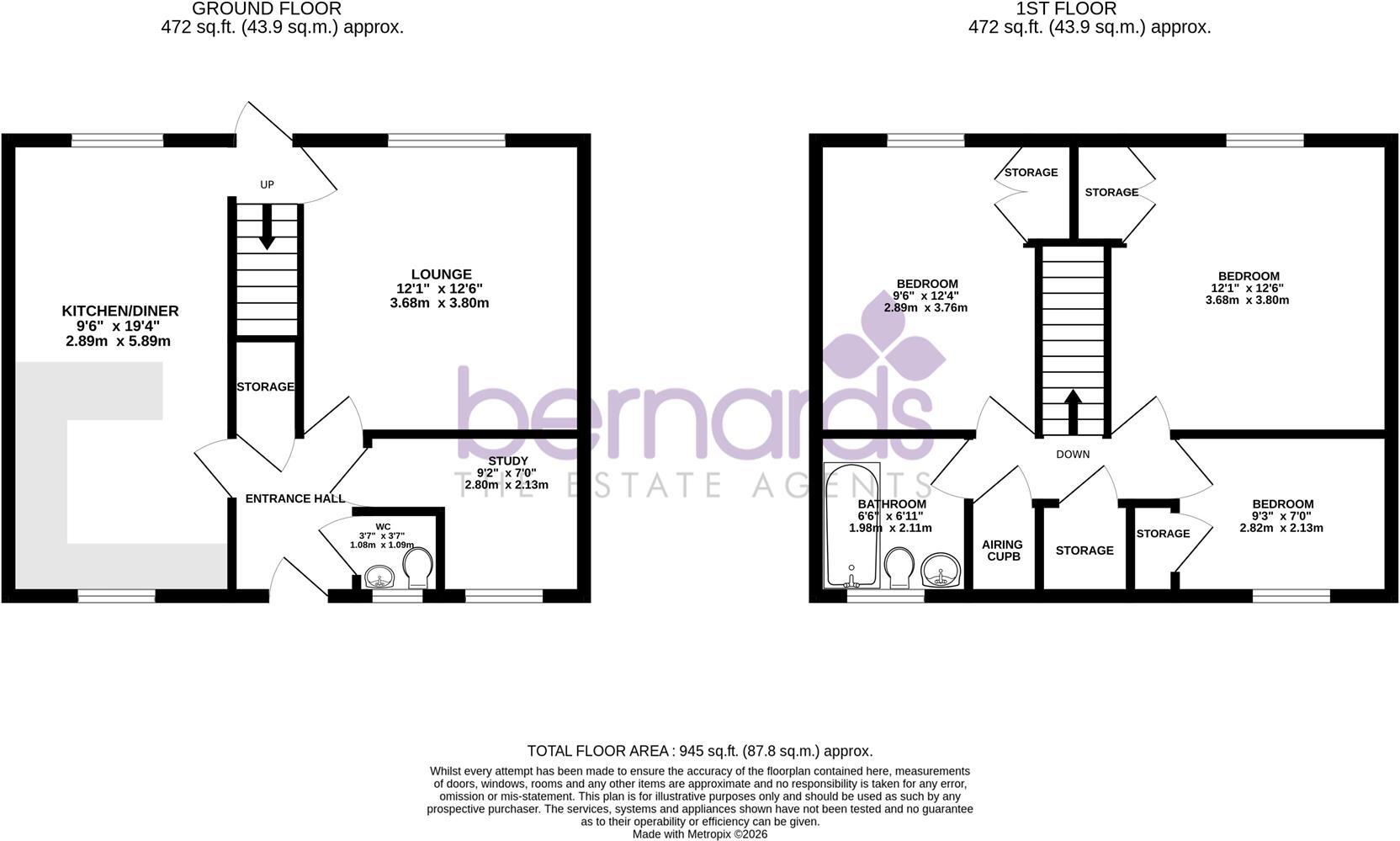 Frobisher Close, Gosport floorplan