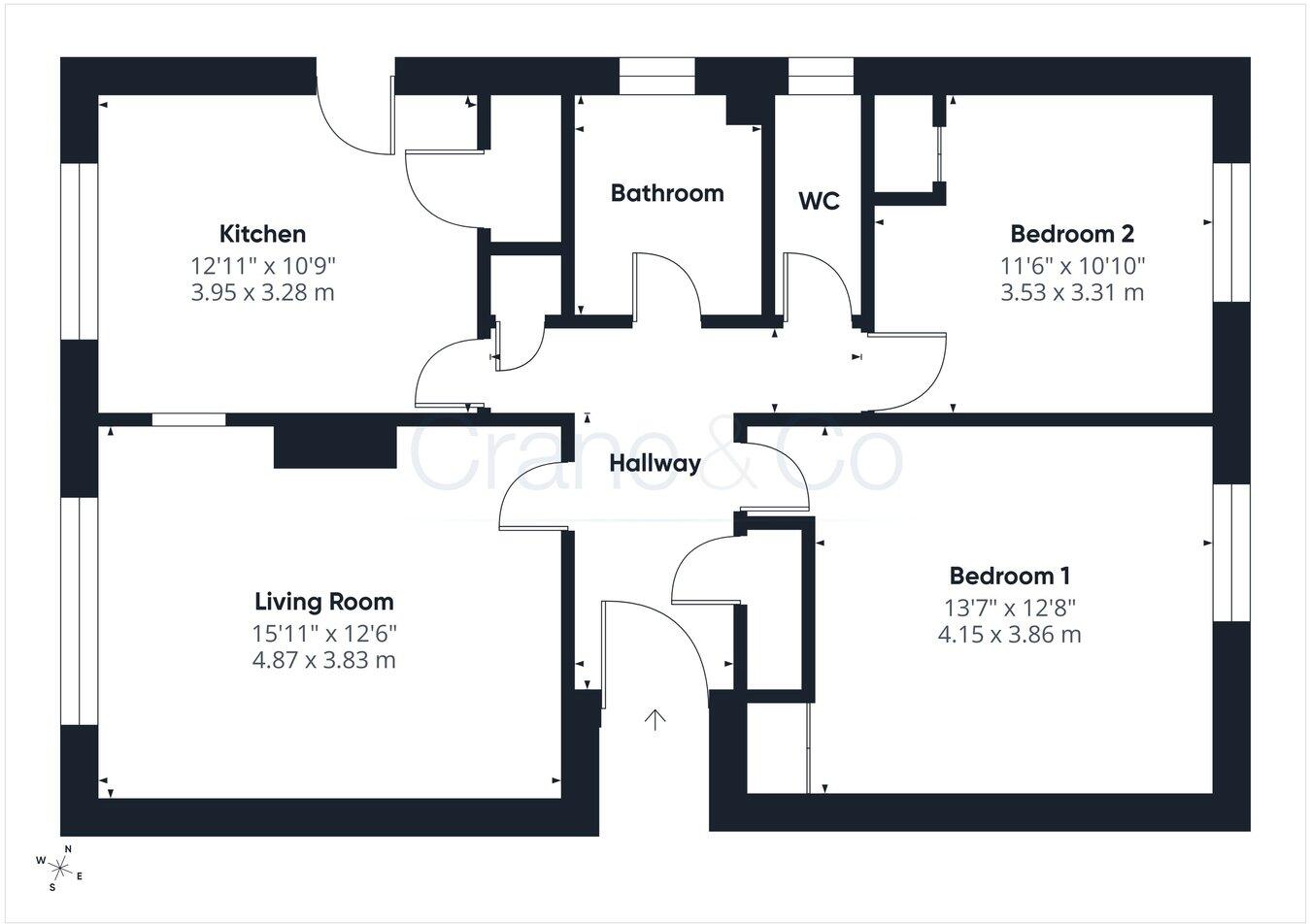Nursery Lane, Herstmonceux, BN27 floorplan