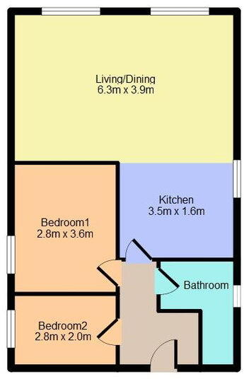Central Street, Ramsbottom floorplan