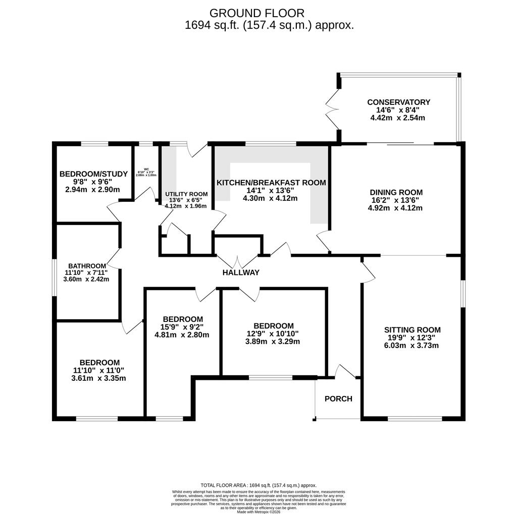 62a Howdale Road, Downham Market PE38 9AH floorplan
