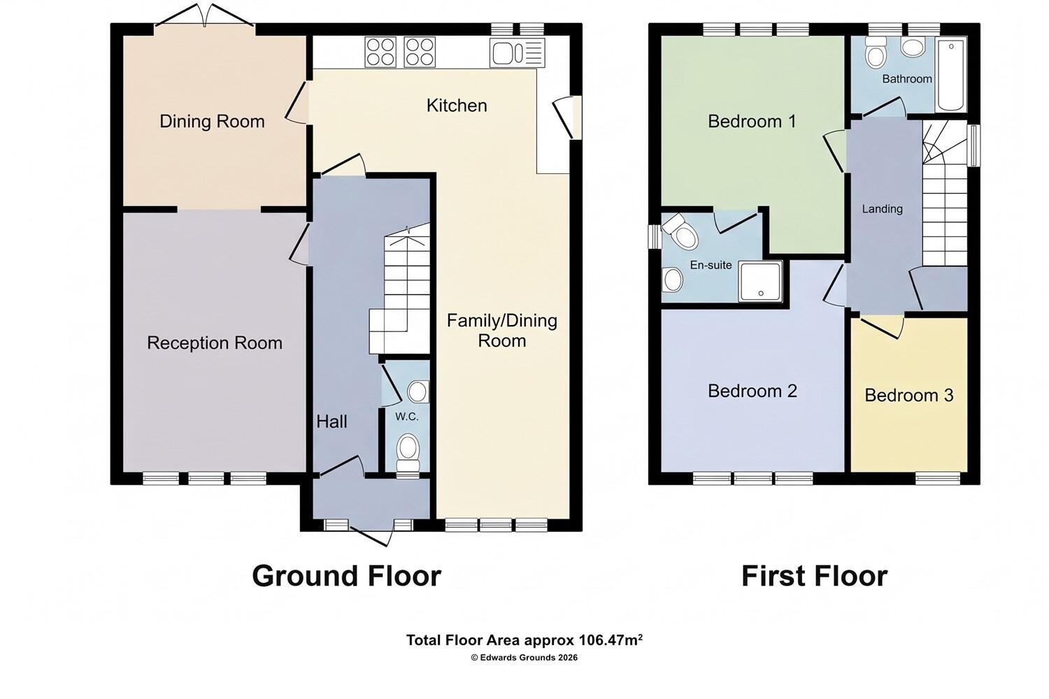 12 Ashbrook Avenue, Sutton Weaver, WA7 3HD floorplan