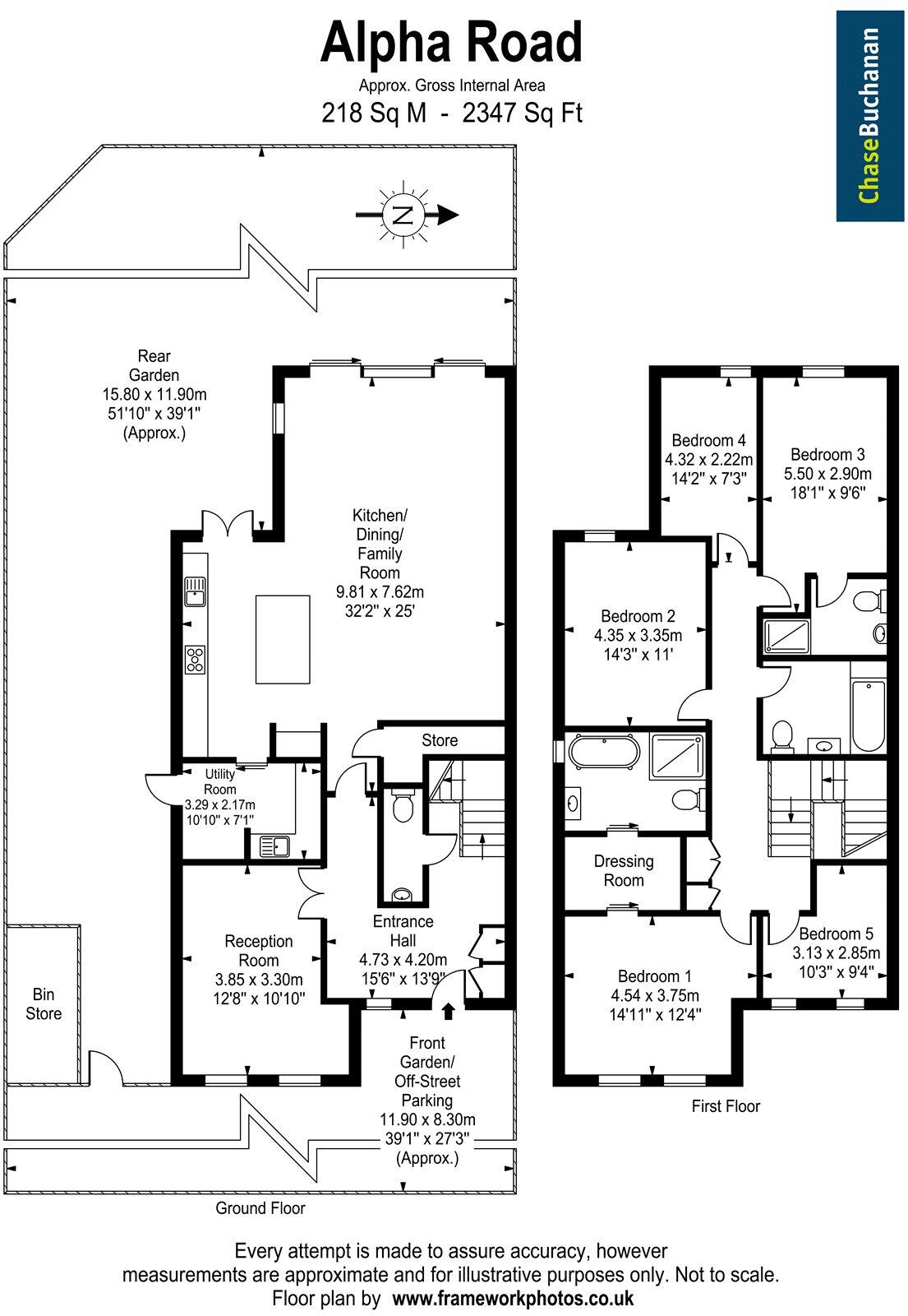 Alpha Road, Teddington floorplan