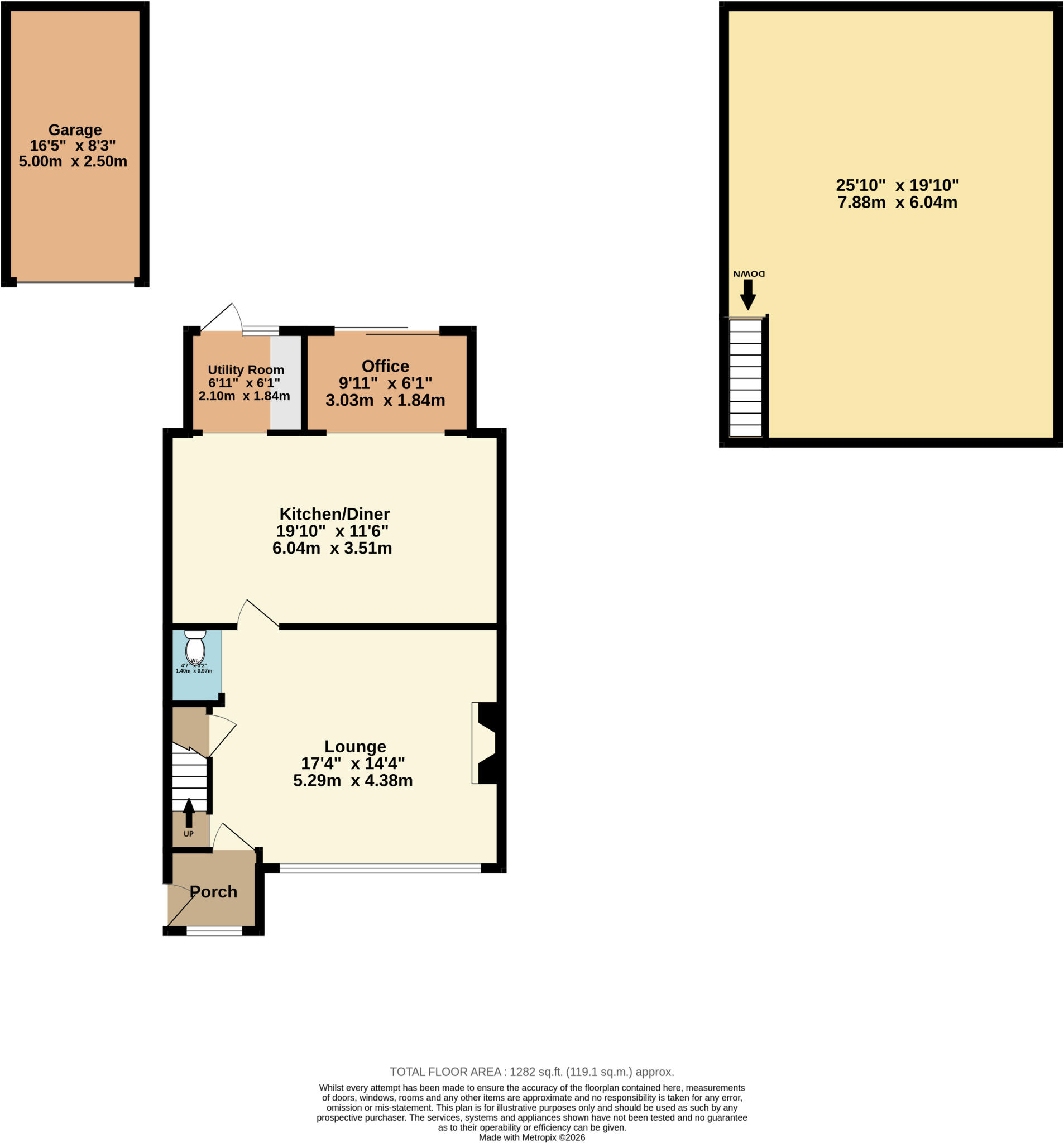 Brockenhurst Close, Canterbury, Kent, CT2 floorplan