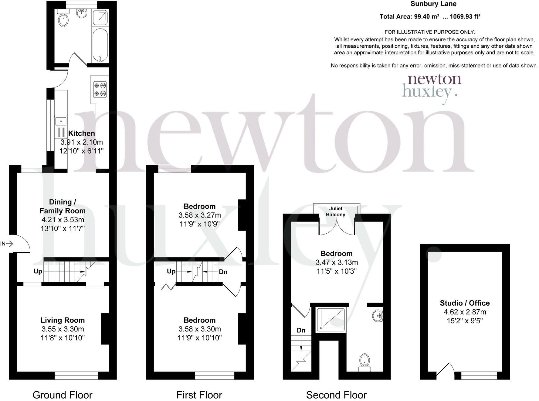 Sunbury Lane, Walton-On-Thames, KT12 floorplan