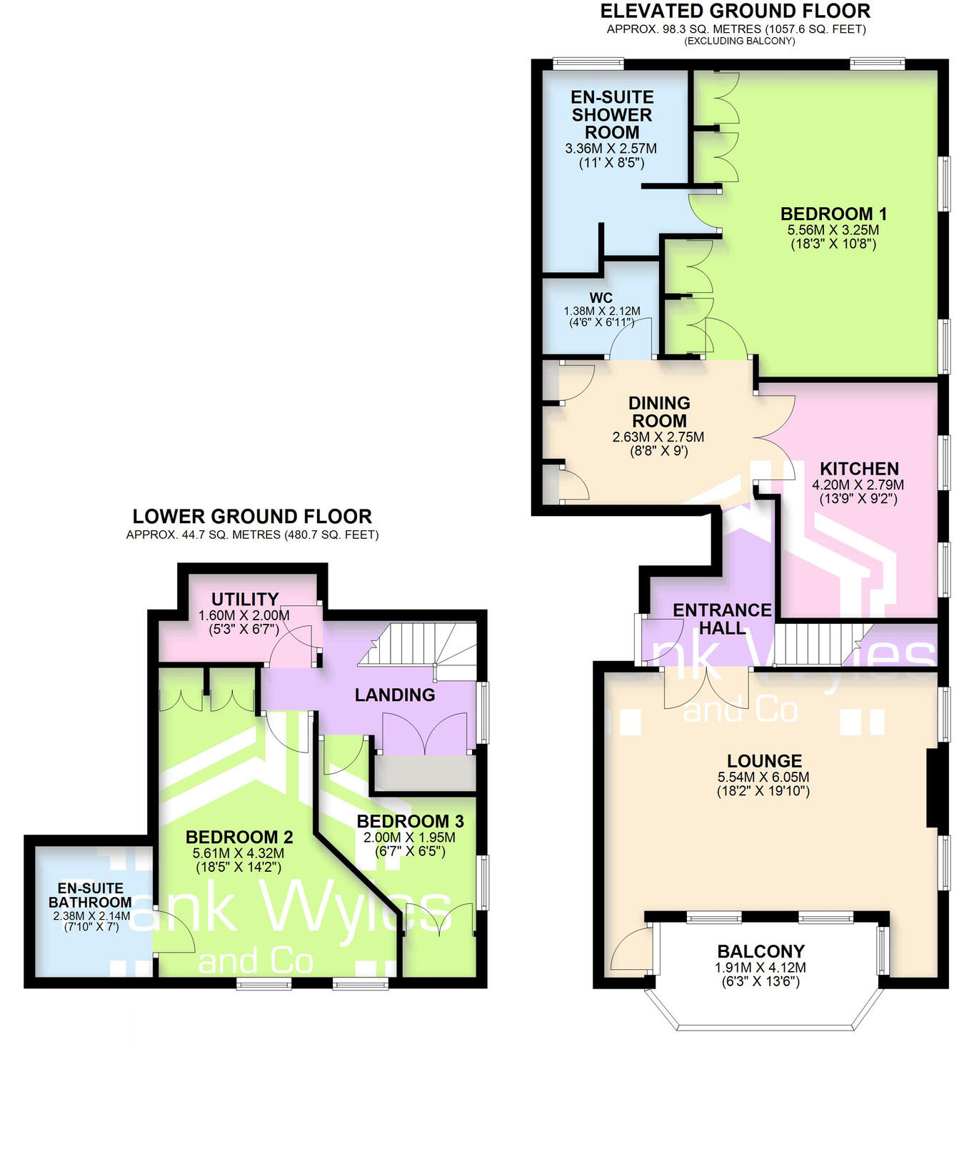 Flat 2, Salters Court, East Beach, Lytham St. Annes, Lancashire floorplan