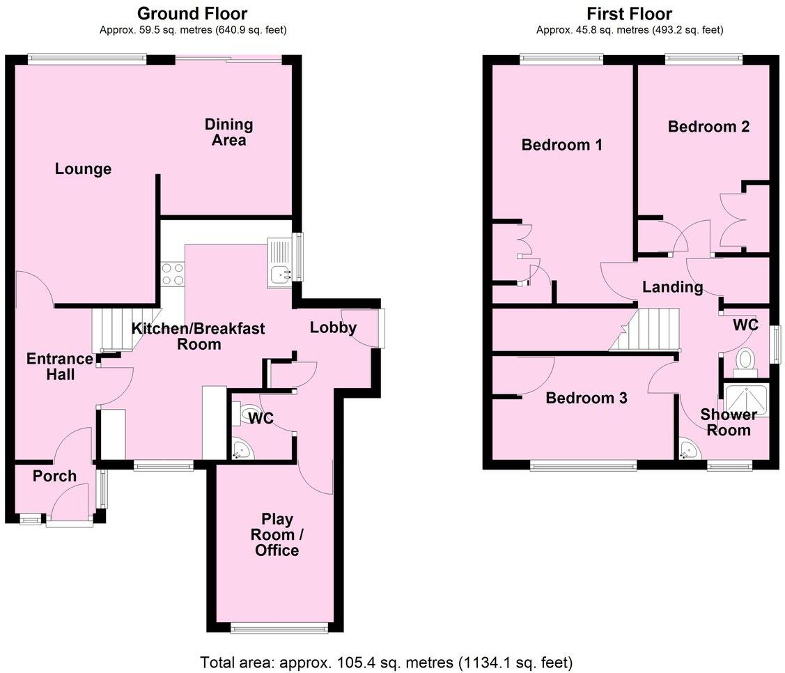 Western Drive, Claybrooke Parva, Lutterworth, LE17 floorplan