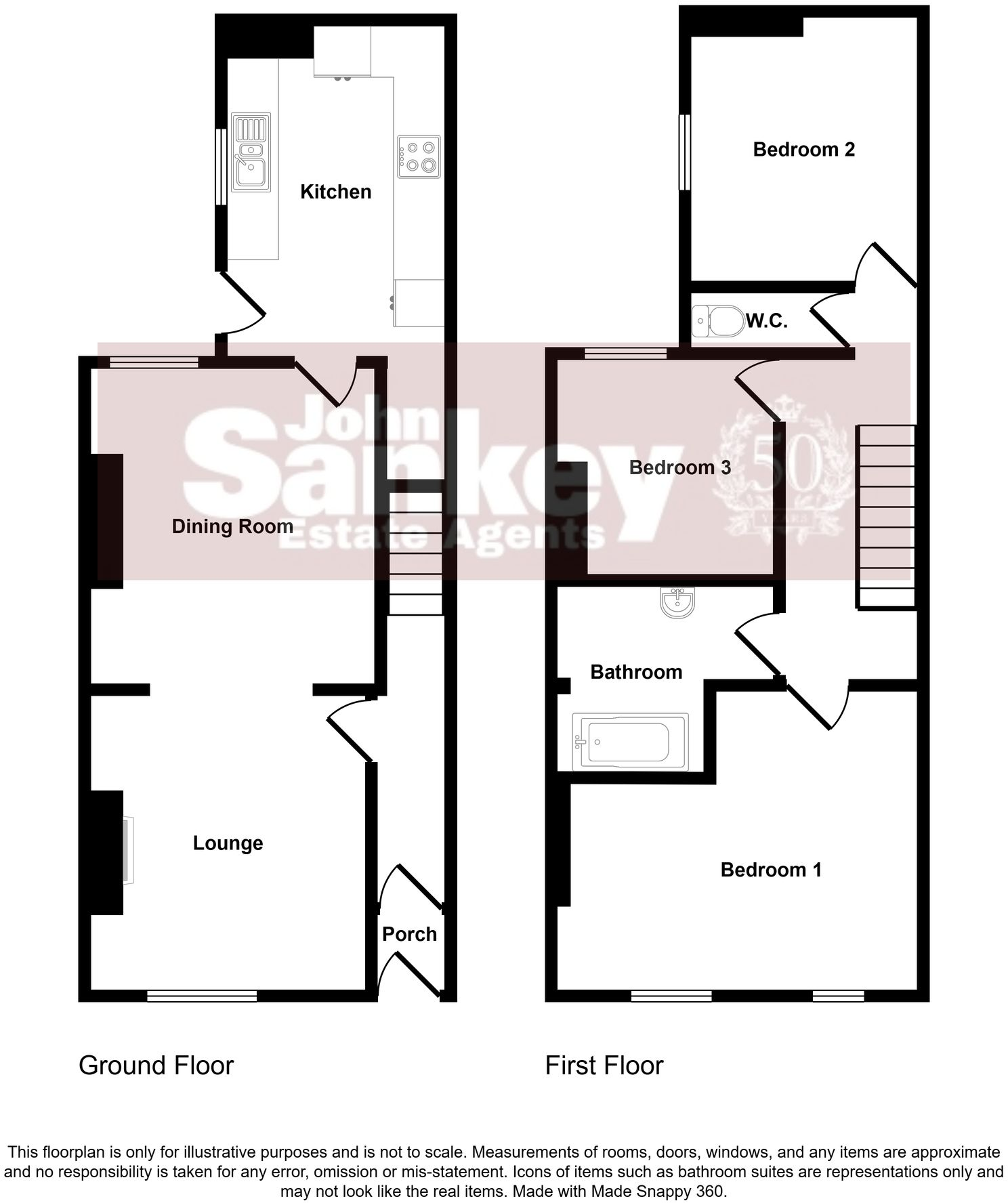Fackley Road, Stanton Hill, NG17 floorplan