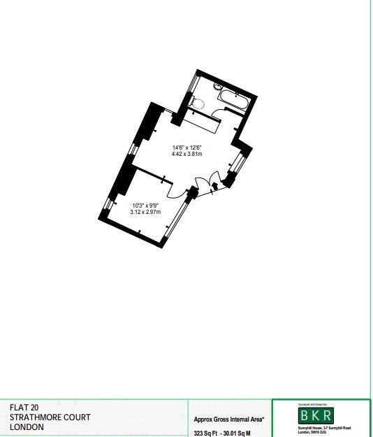 Strathmore Court, London floorplan