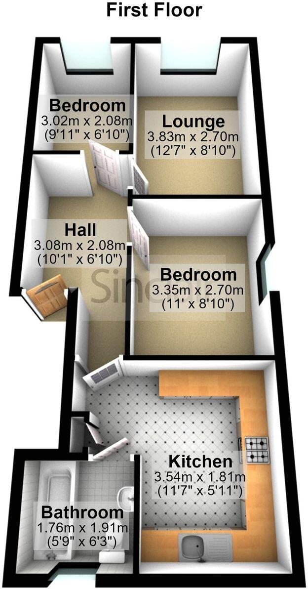 King Street, Sileby, LE12 floorplan