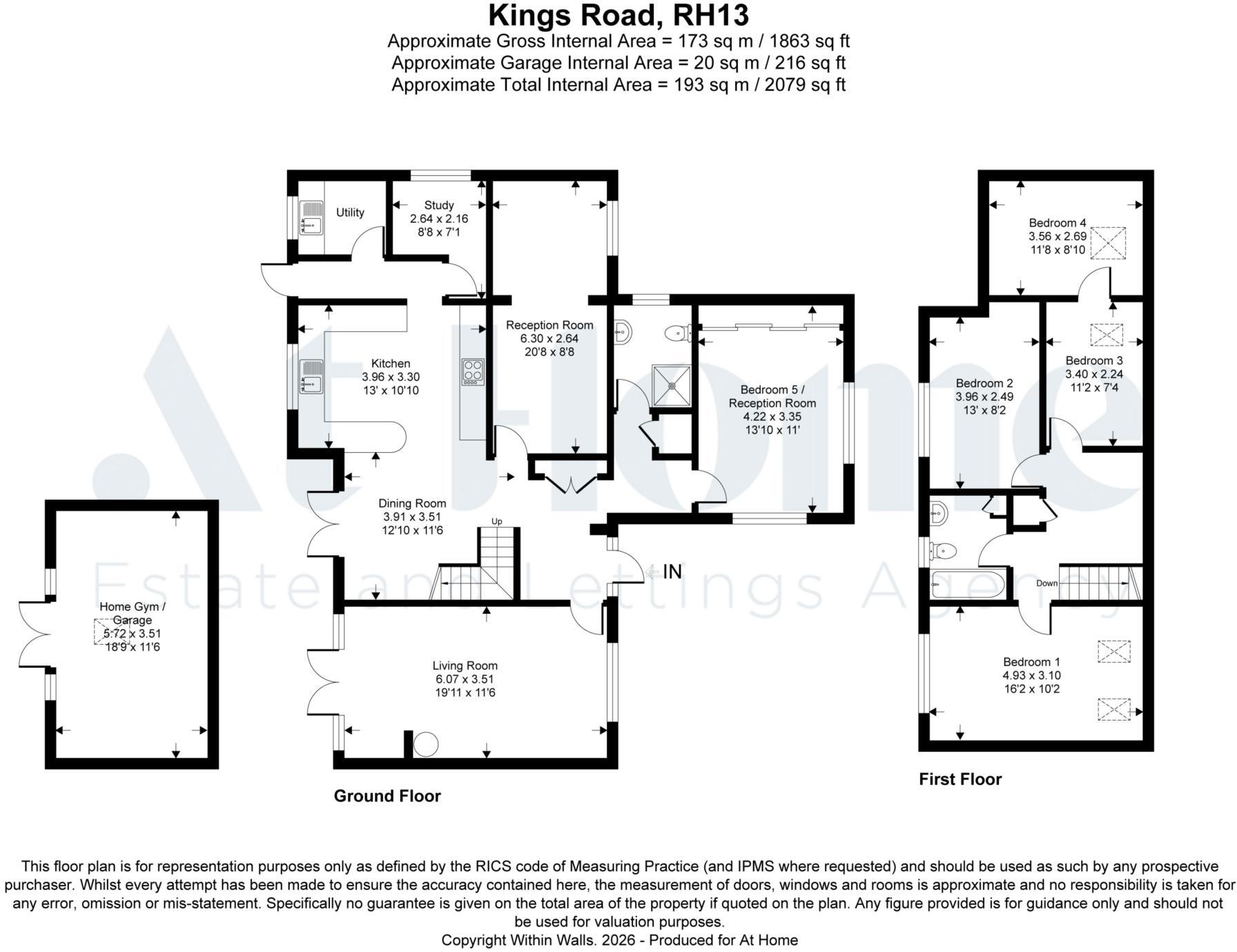 Kings Road, Horsham floorplan