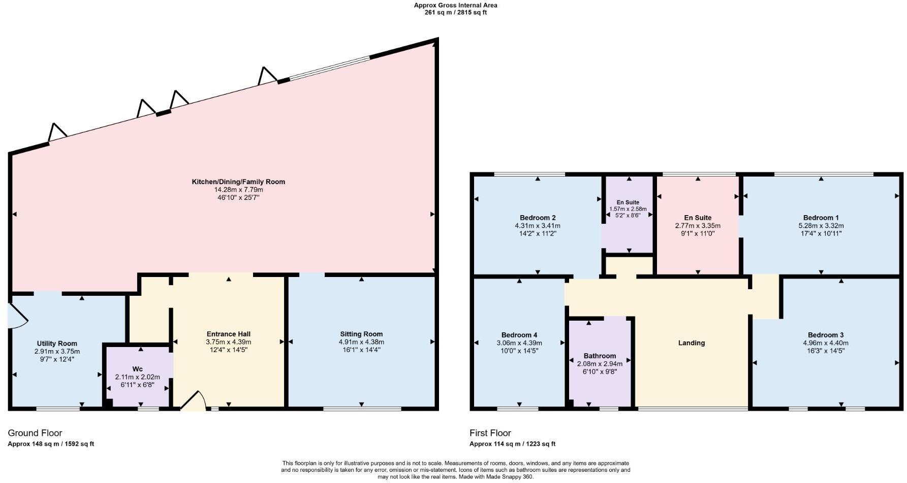 Hillside Road, Flore floorplan