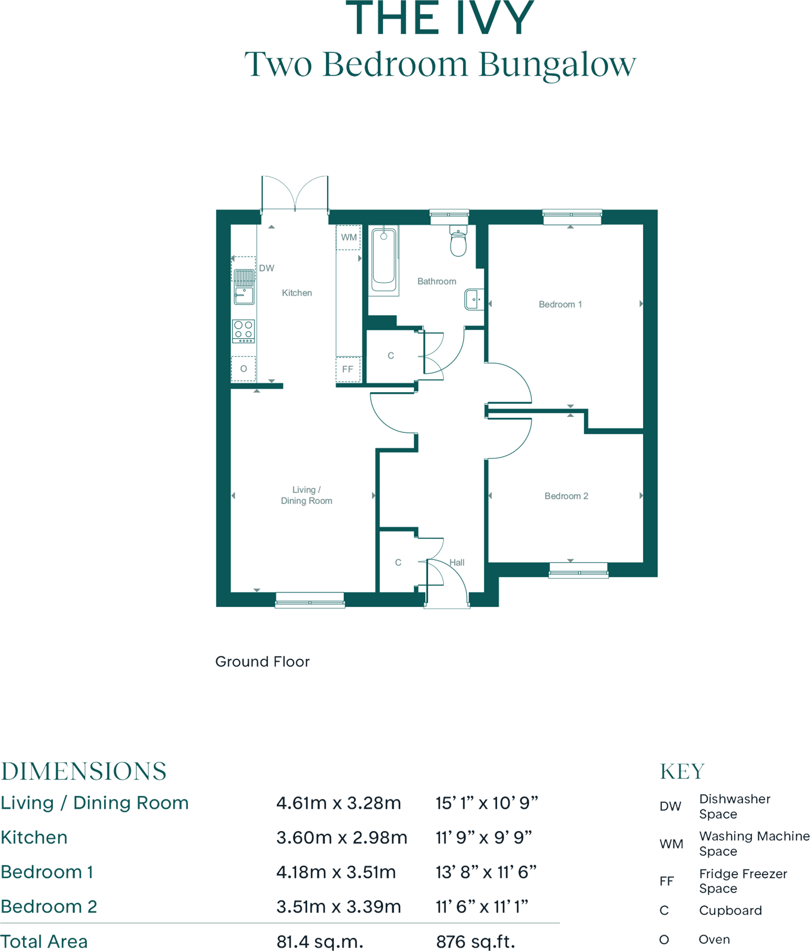 Leaf Living at Western Gate, Northampton, NN7 floorplan