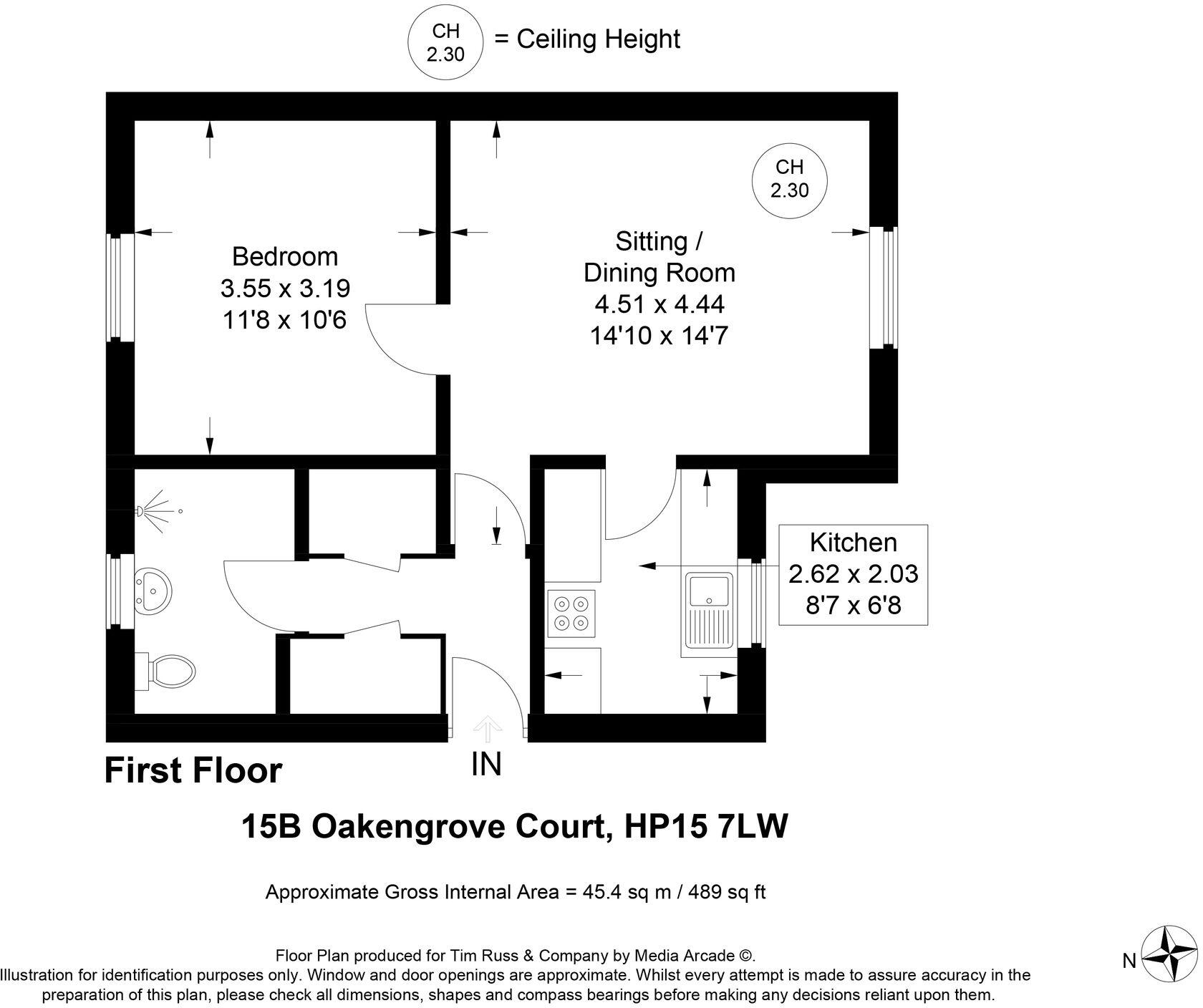 Oakengrove Road, Hazlemere, HP15 floorplan