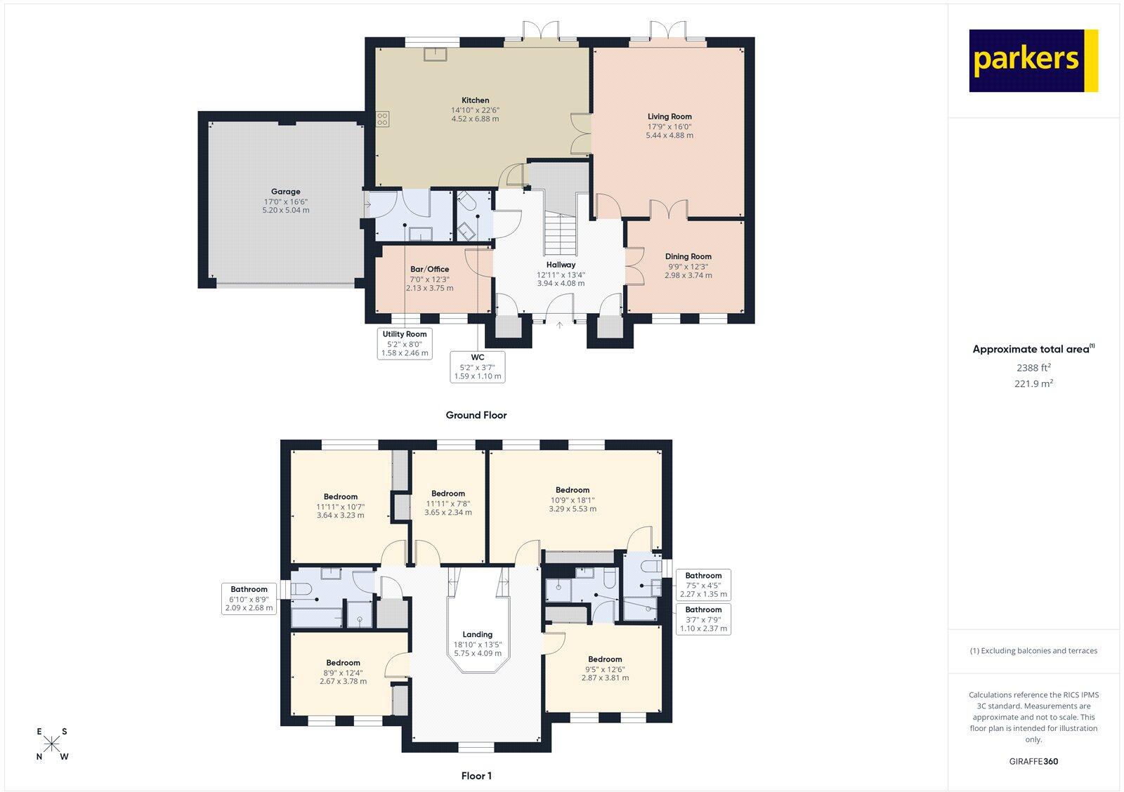 Clarendon Rise, Tilehurst, Reading, Berkshire, RG31 floorplan