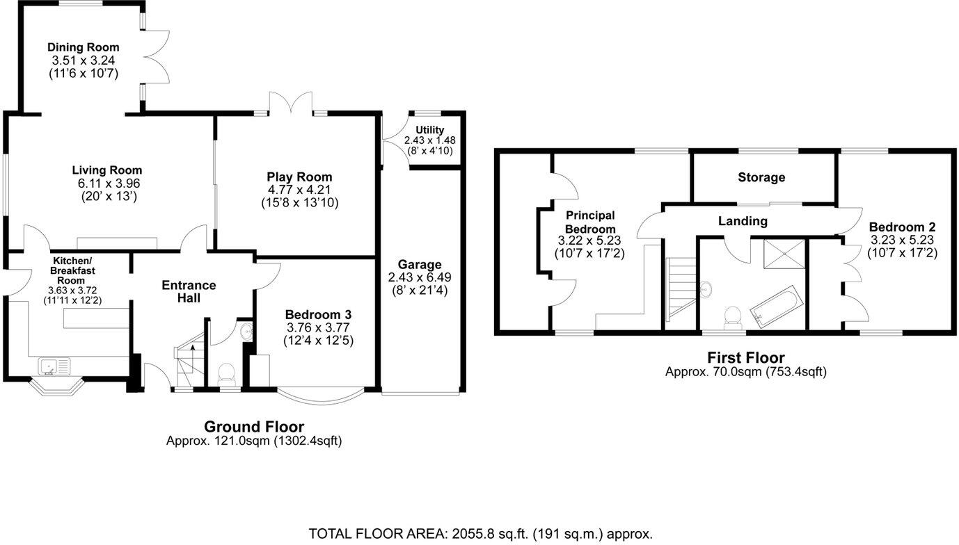 Hanging Hill Lane, Hutton, Brentwood CM13 floorplan
