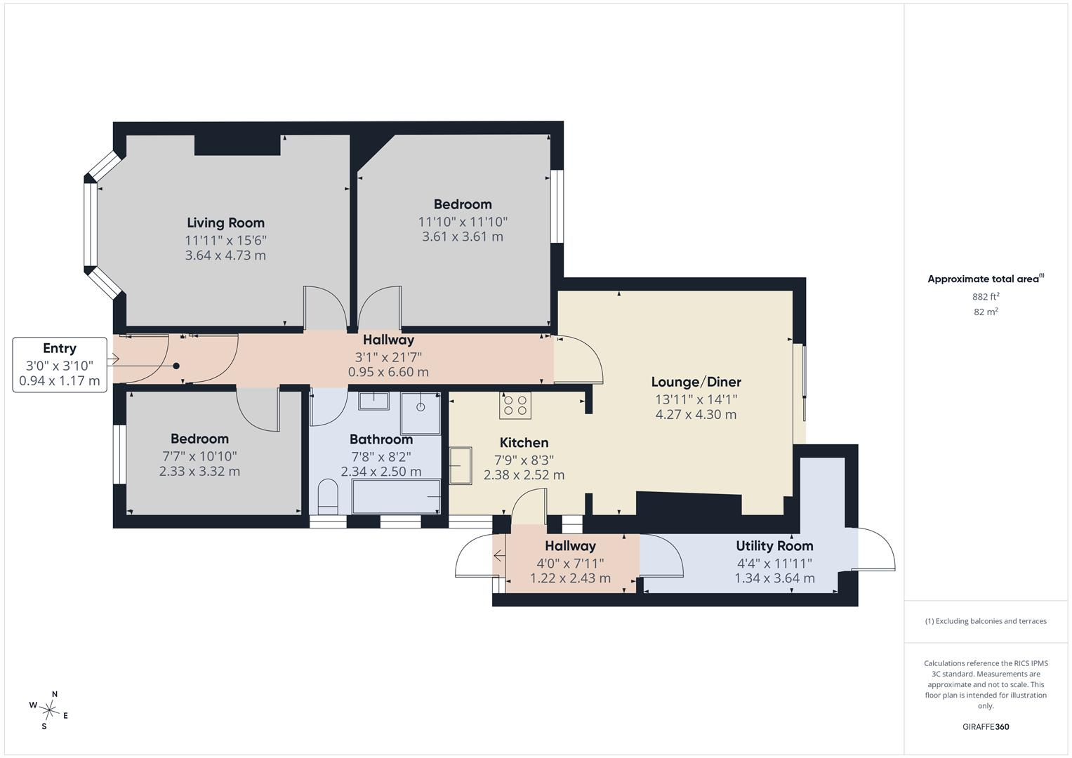 Glendale Avenue, North Shields floorplan