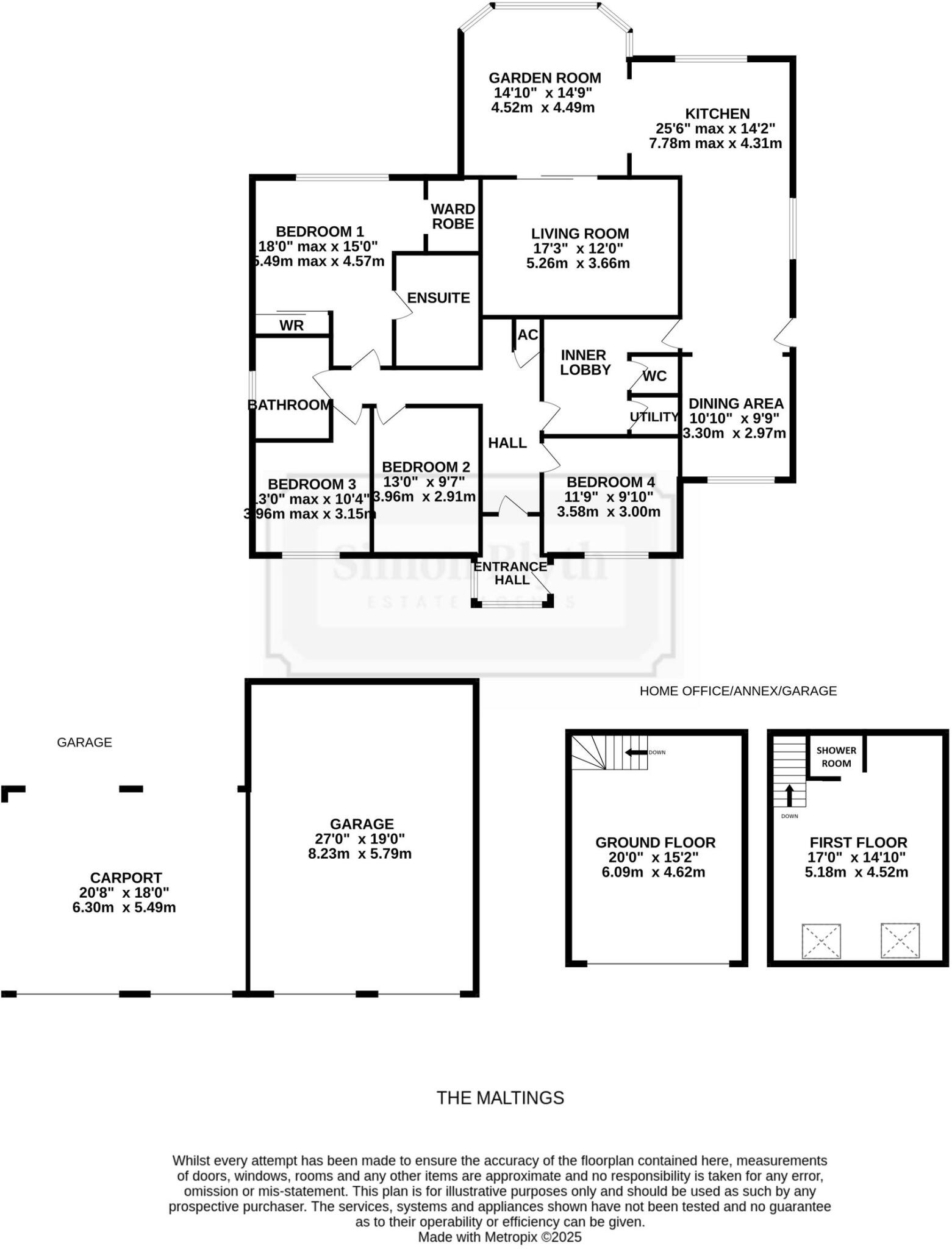The Maltings, Mortimer Road, Cubley floorplan