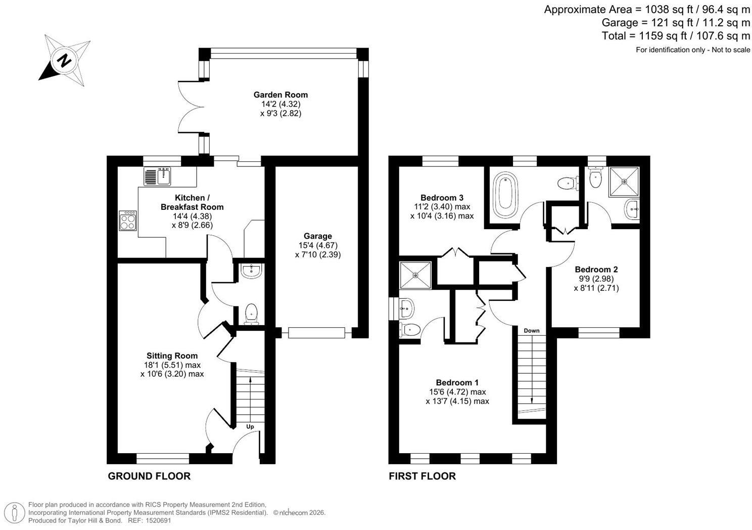 Swanton Close, Stubbington floorplan