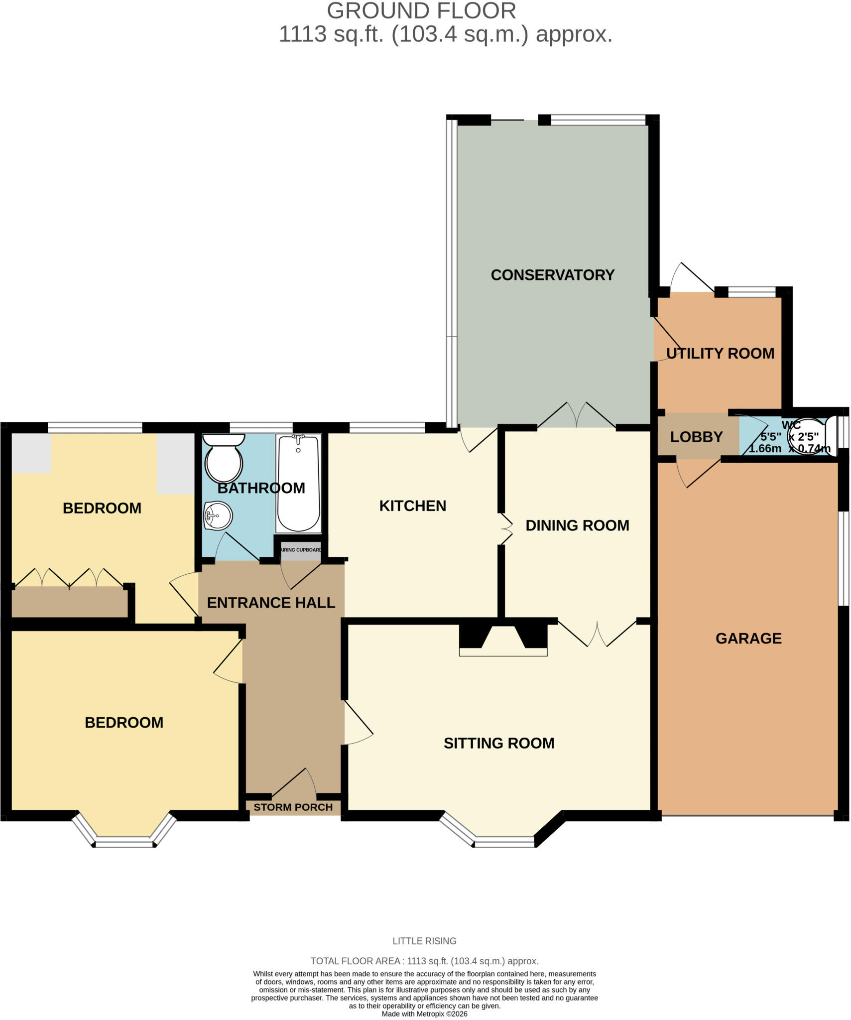 Higham Road, Tuddenham, Bury St. Edmunds, Suffolk, IP28 floorplan