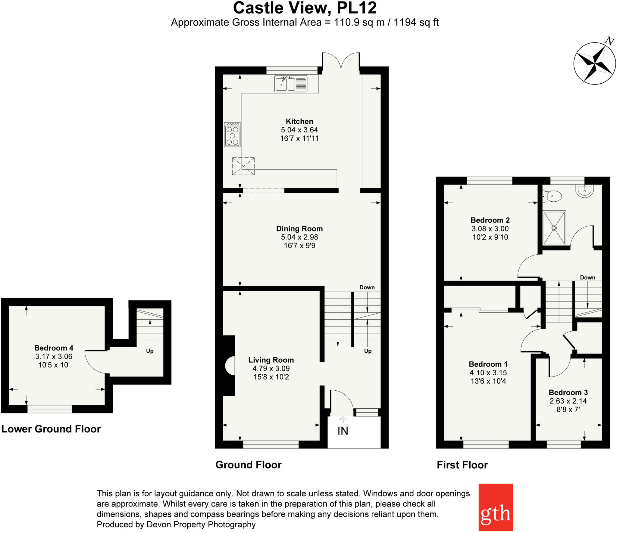 Castle View, St. Stephens, Saltash, Cornwall, PL12 floorplan