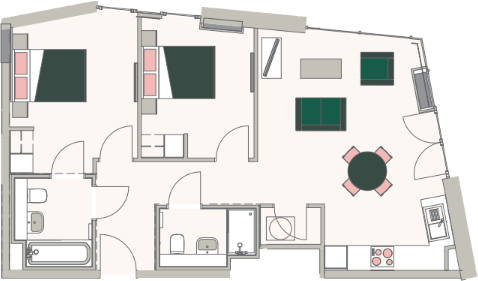Vox, Trentham Street, M15 floorplan