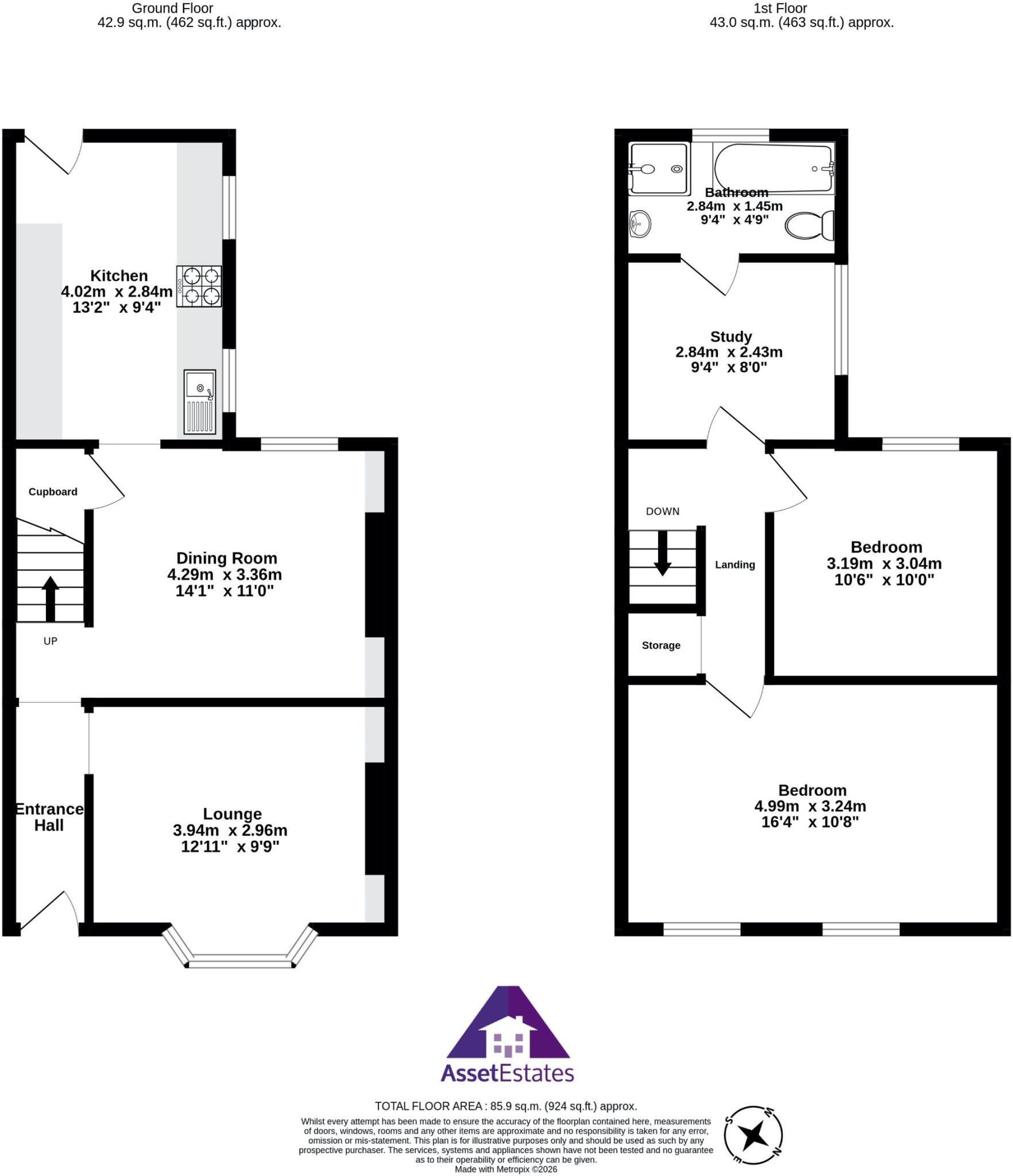 Bournville Road, Blaina floorplan