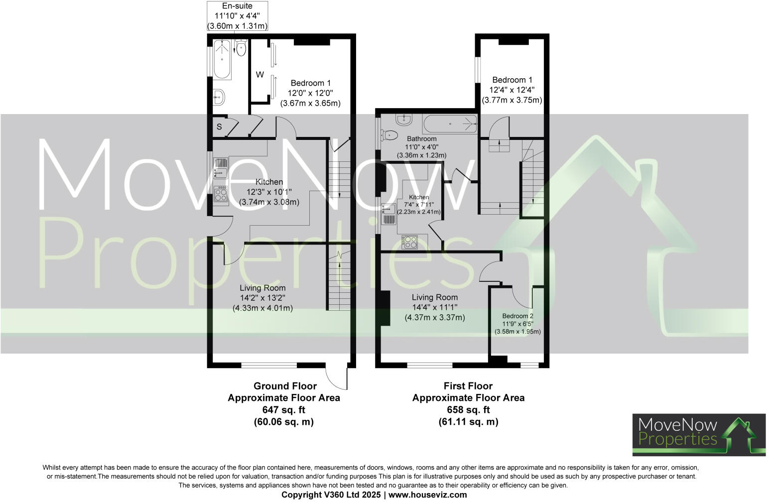 (2 Bed Apt & 1 Bed Apt) Stoney Lane, Hall Green , WF4 floorplan