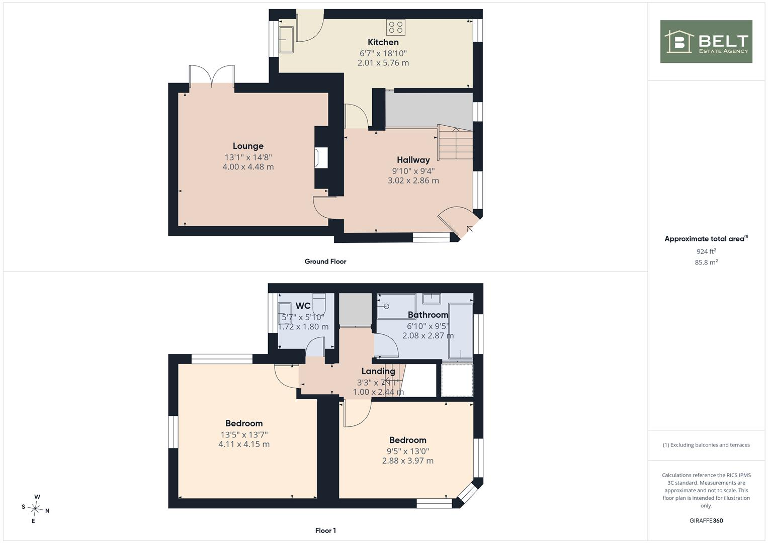 Edgecliffe Villas, Bridlington floorplan