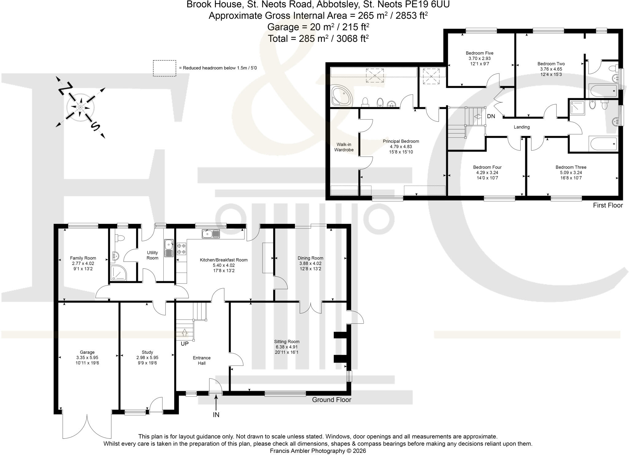 St Neots Road, Abbotsley, St Neots, Cambs, PE19 floorplan