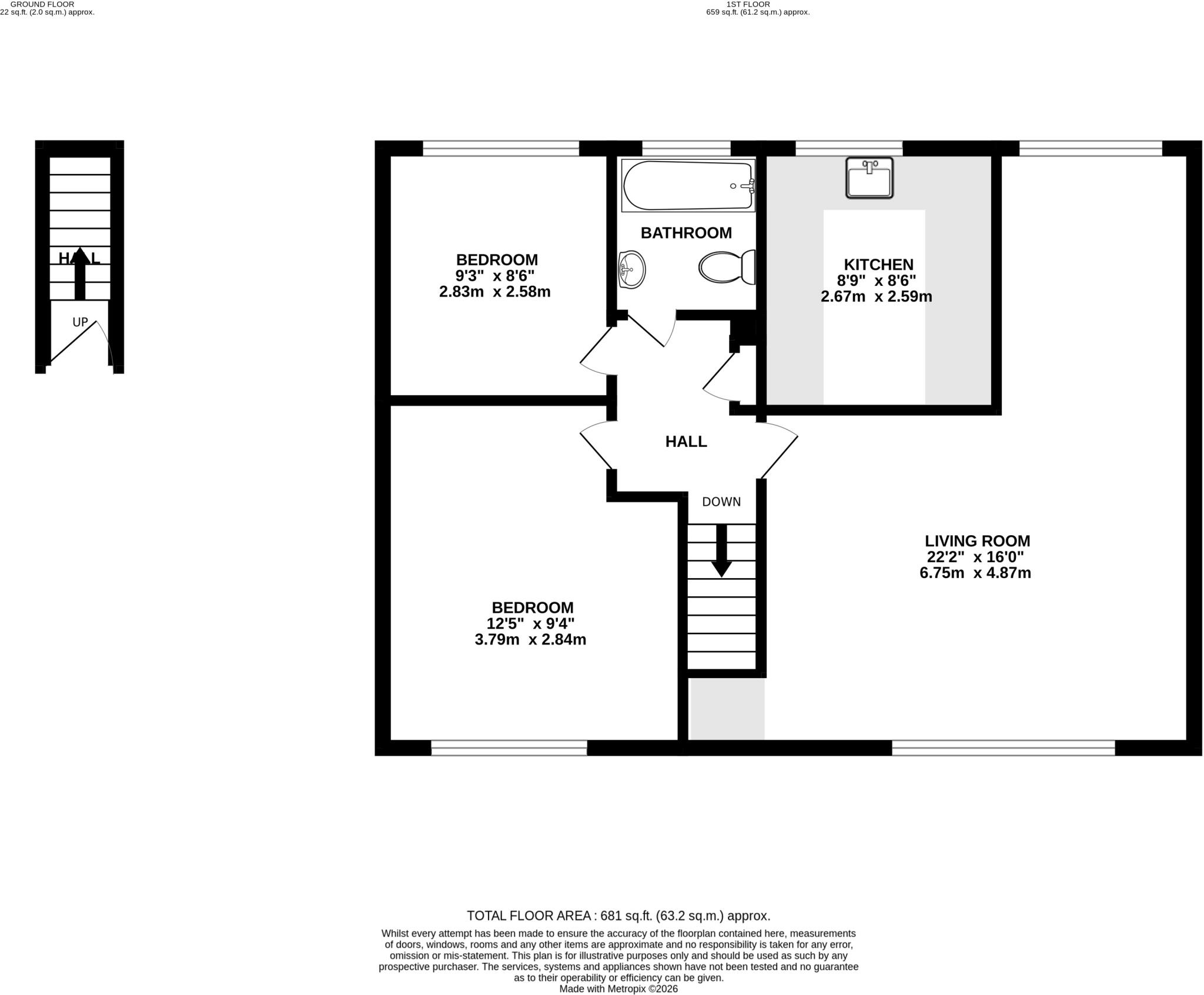 Westminster Court, St. Albans, Hertfordshire, AL1 floorplan